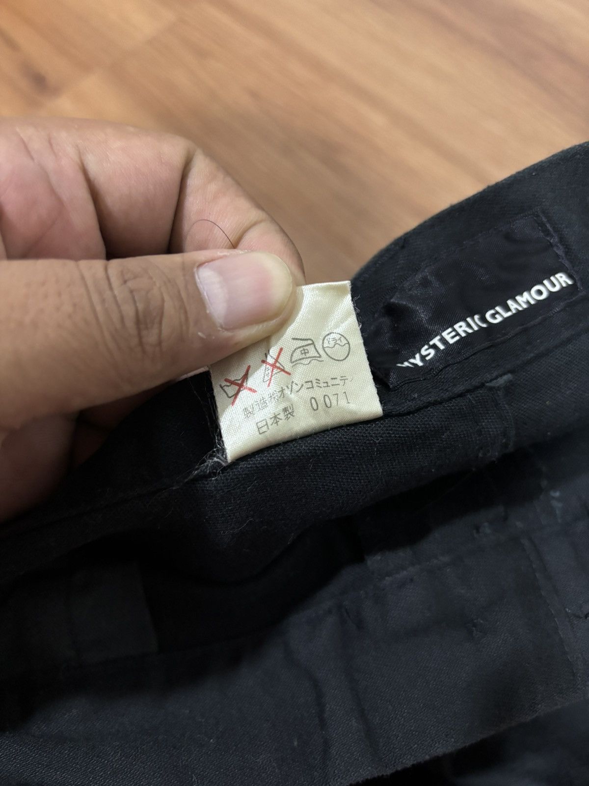 Hysteric Glamour × Japanese Brand × Vintage Vintage Hysteric Glamour Super Black Denim Jeans Size US 30 / EU 46 - 5 Thumbnail