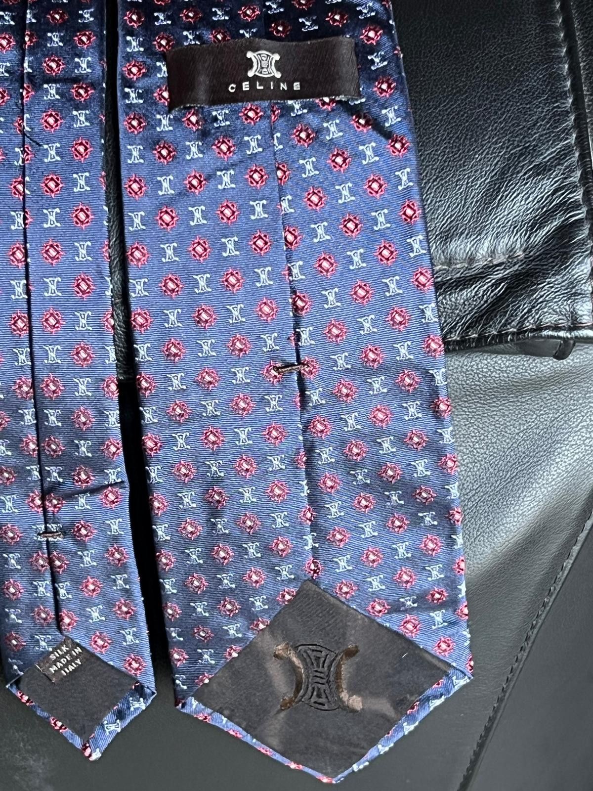 Celine Celine exclusive long silk tie Size ONE SIZE - 7 Thumbnail