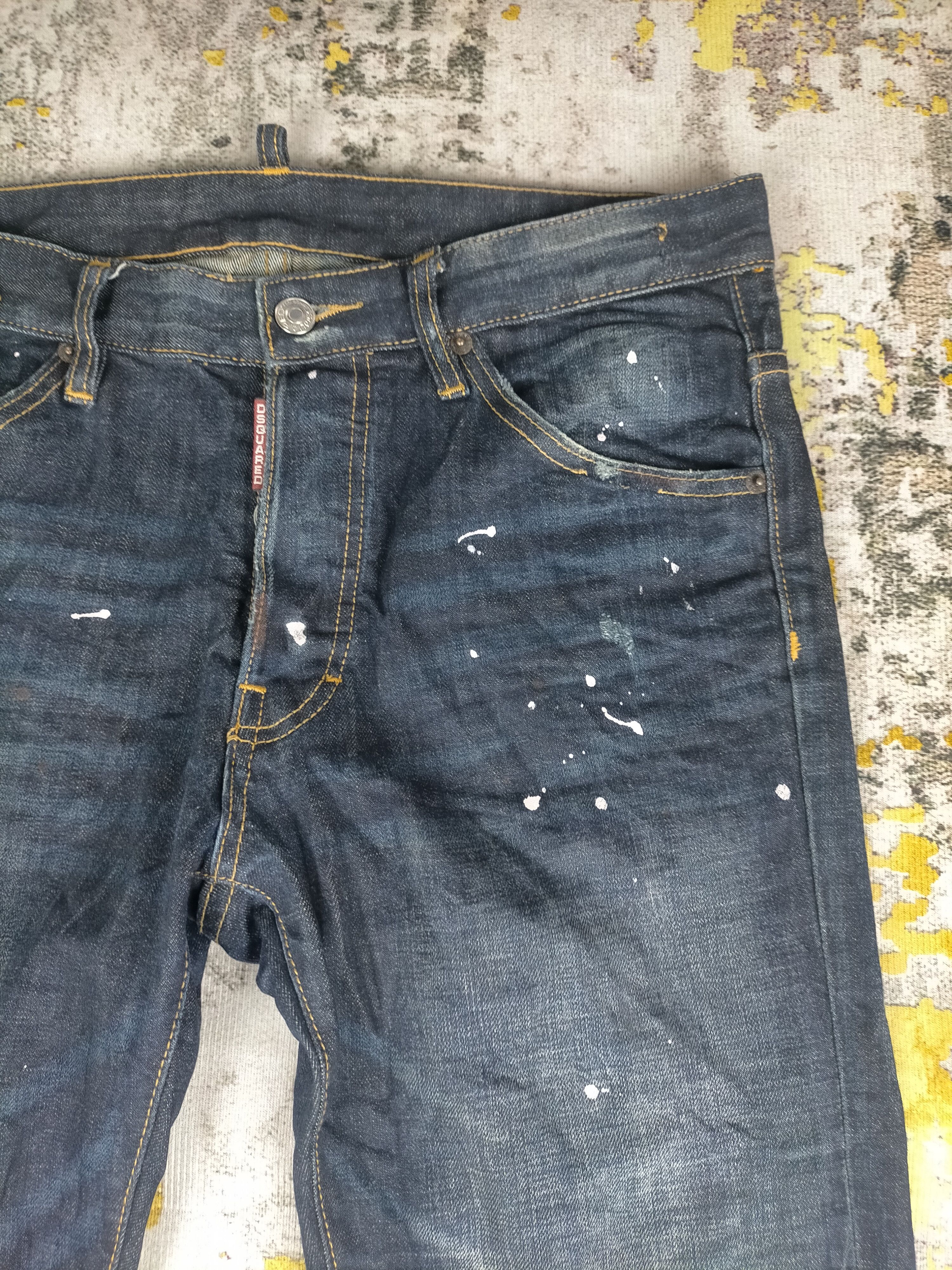 Dsquared2 🔥 Like New Dsquared2 Splatter Distressed Jeans Size US 33 - 5 Thumbnail
