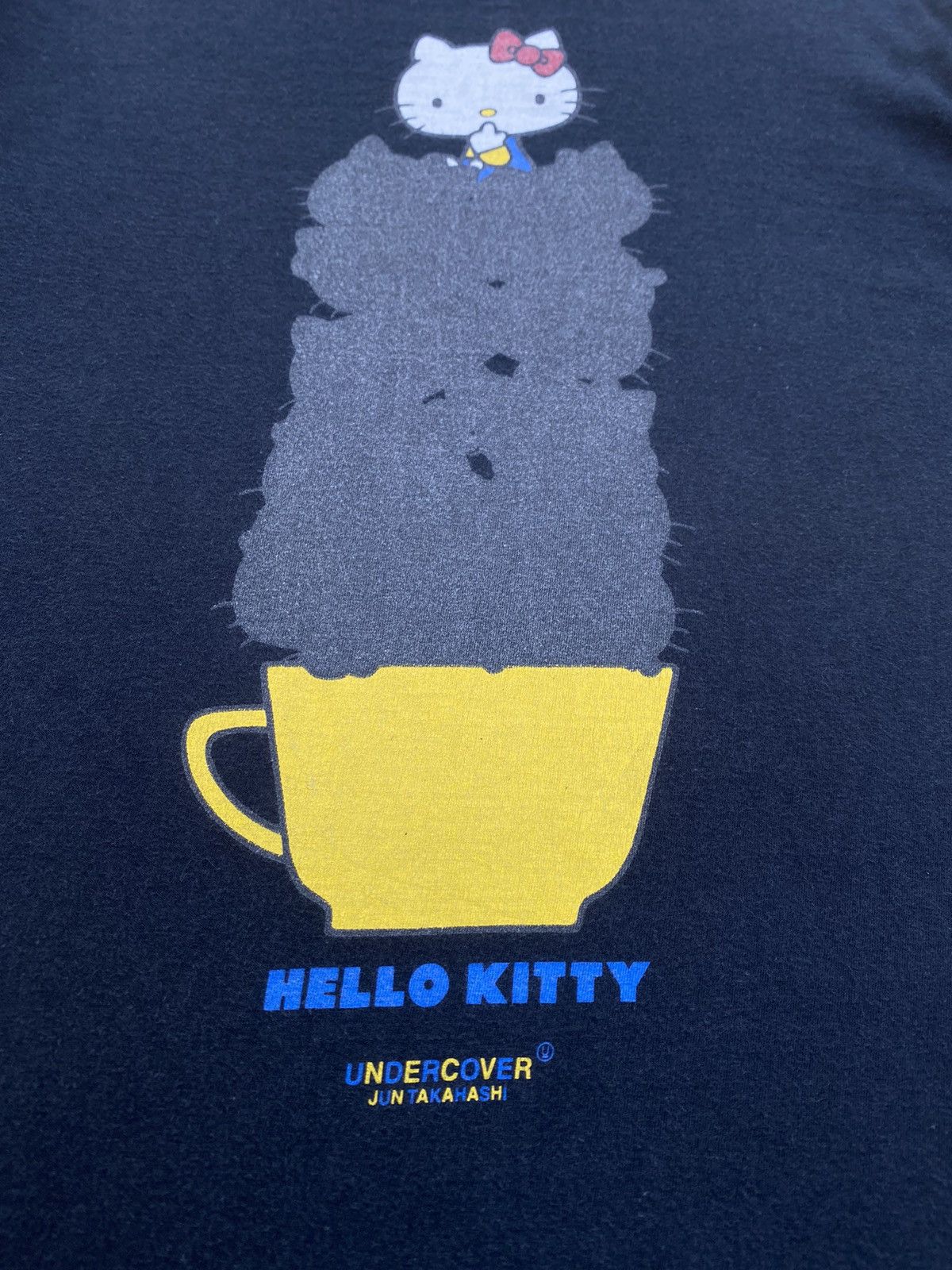 Undercover Rare Undercover by Jun Takahashi x Hello Kitty Black Tshirt Size US M / EU 48-50 / 2 - 13 Thumbnail