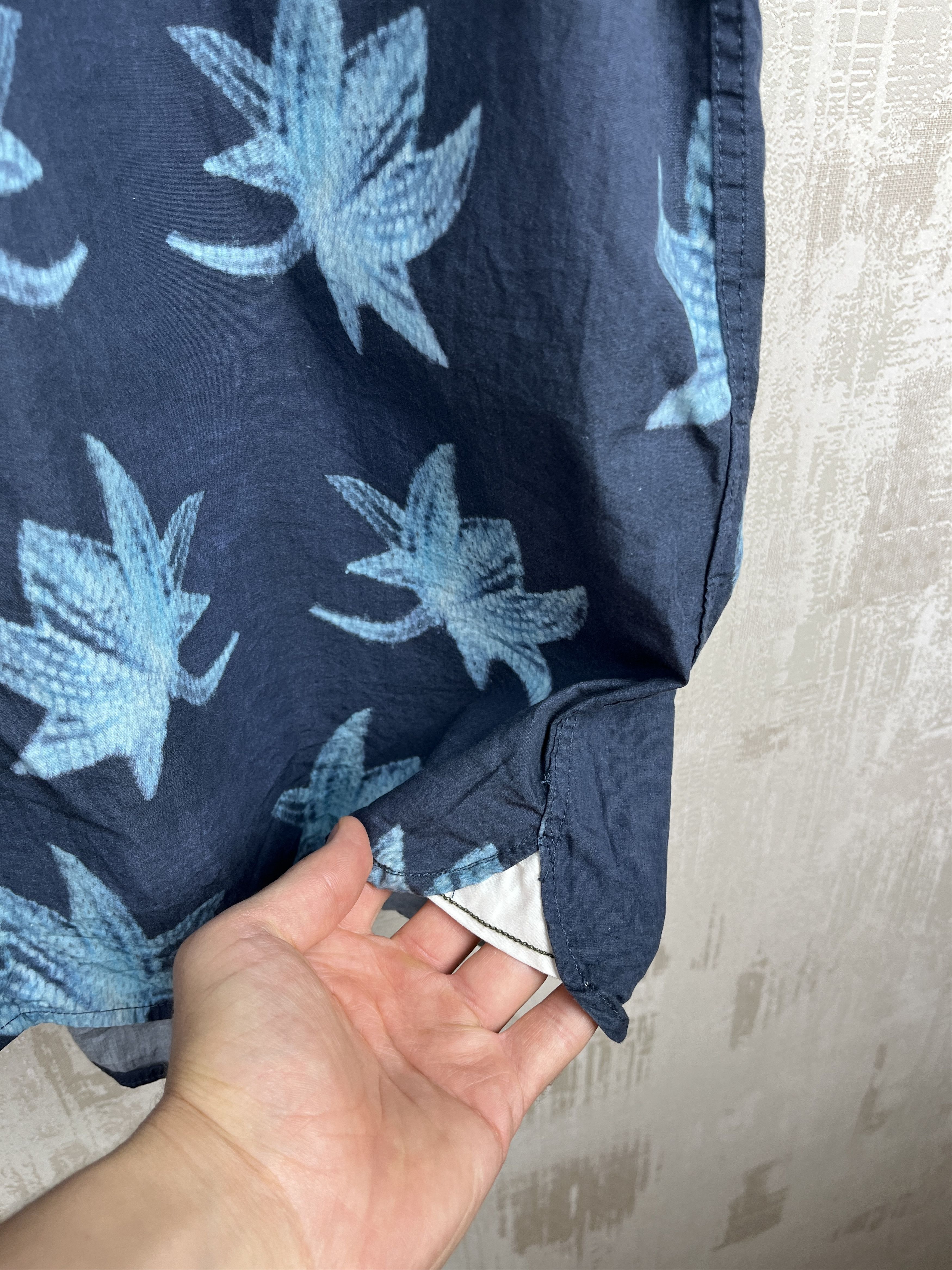 Japanese Brand Universal Works Aloha Hawaiian Leaf Shirt Short Sleeve Size US XL / EU 56 / 4 - 10 Thumbnail