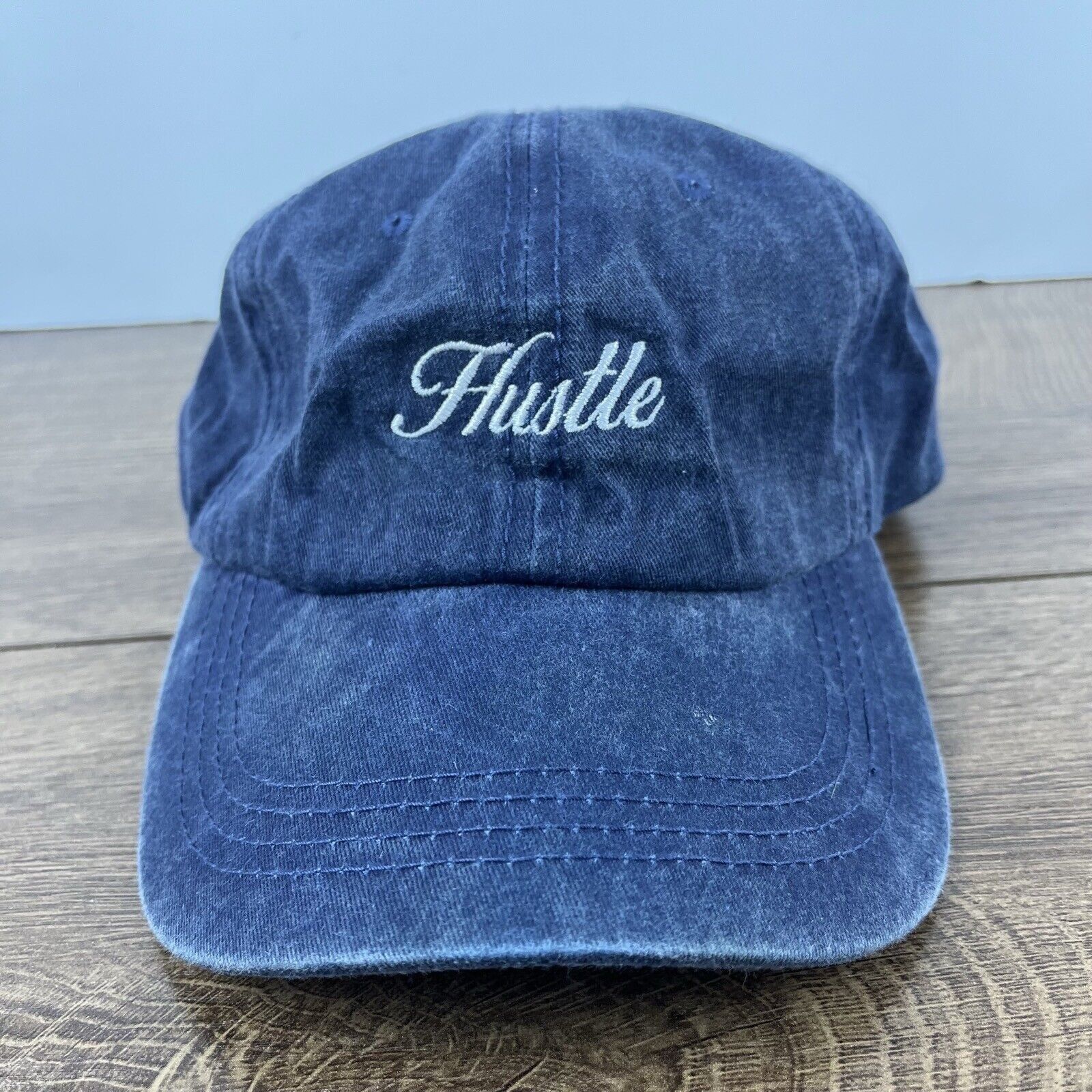 Other Hustle Hat Blue Hustle Adjustable Hat Blue Adjustable Hat Bl Size ONE SIZE - 2 Thumbnail