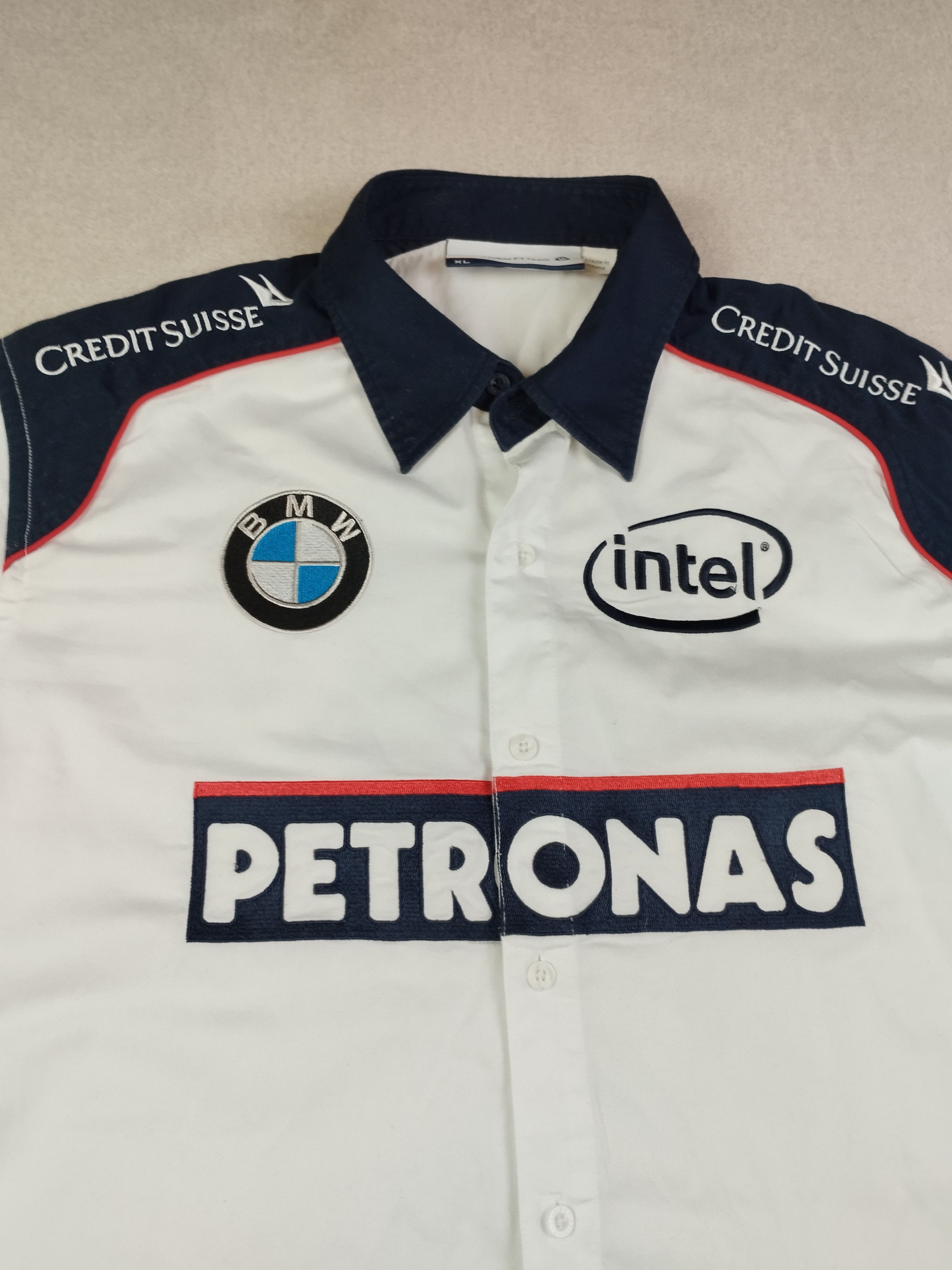 BMW vintage button ups shirt f1 bmw sauber petronas Kubica Size US XL / EU 56 / 4 - 12 Thumbnail