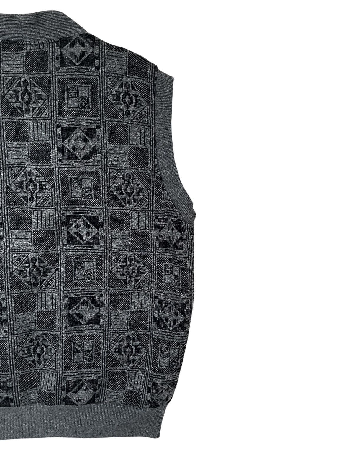 Yohji Yamamoto Vintage Japanese Brand Troy Bros Knitwear Vest 1990s Size US XL / EU 56 / 4 - 8 Thumbnail
