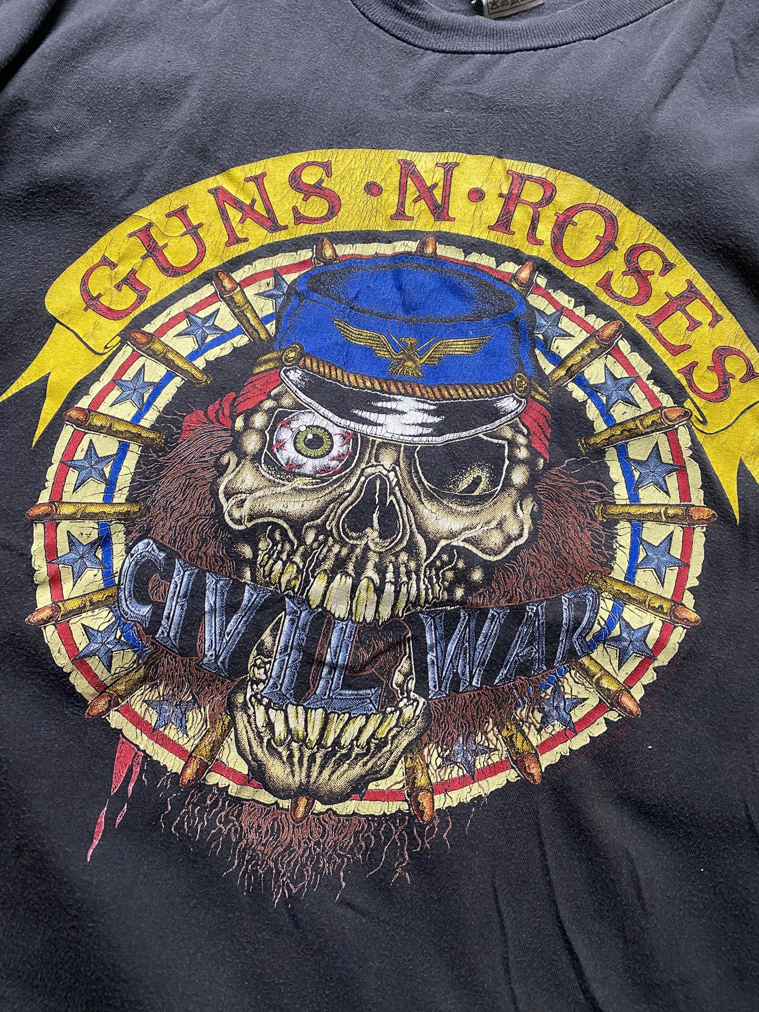 Guns N' Roses Guns N’ Roses Shirt 1991-1992 Tour Civil War Get in the Size US L / EU 52-54 / 3 - 3 Thumbnail