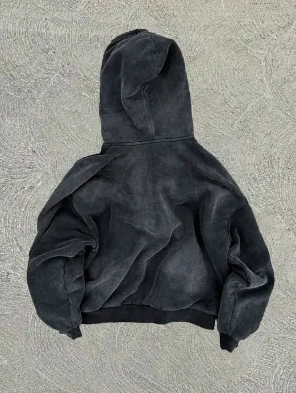 Japanese Brand Casual Faded Snow Flake Vintage Front Zip Hoodie sh Size US XXL / EU 58 / 5 - 2 Thumbnail
