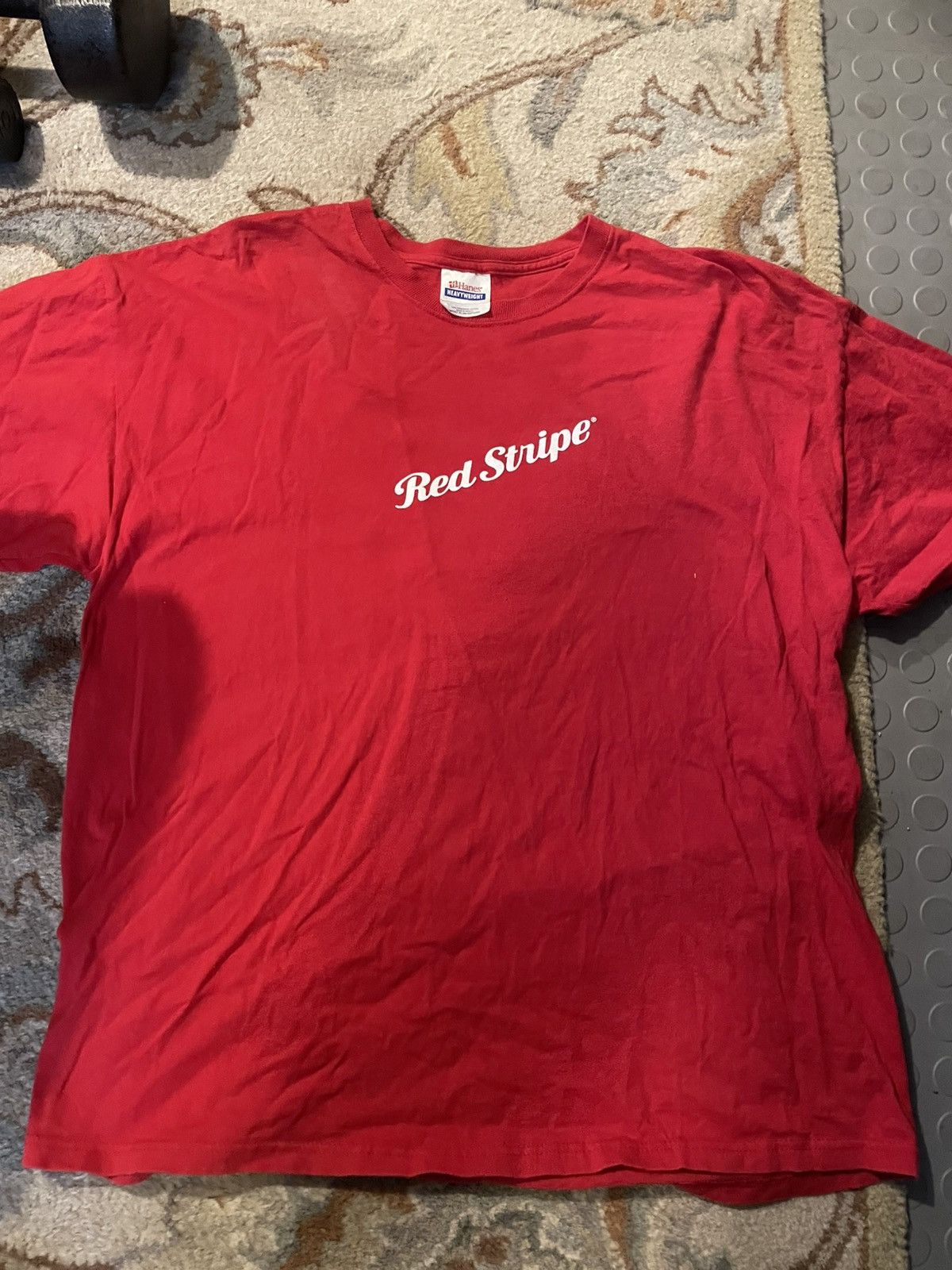 Vintage Vintage Red Stripe tee Size US L / EU 52-54 / 3 - 1 Thumbnail