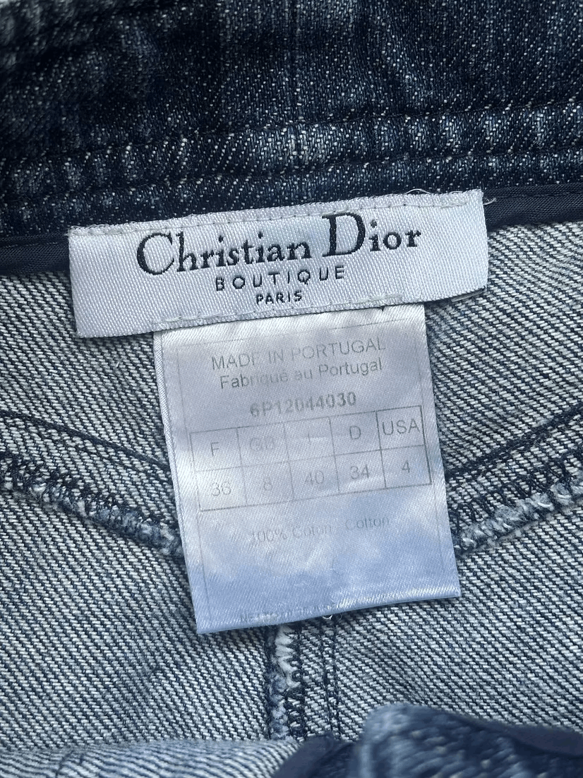 Dior SS2006 by John Galliano Heart Bottom Jeans Size 28" / US 6 / IT 42 - 8 Thumbnail