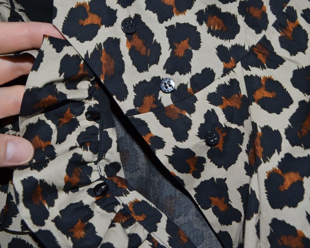 MSGM MSGM Milano Blusa/Blouse Shirt Leopard Womens Size 40 NEW Size M / US 6-8 / IT 42-44 - 6 Thumbnail