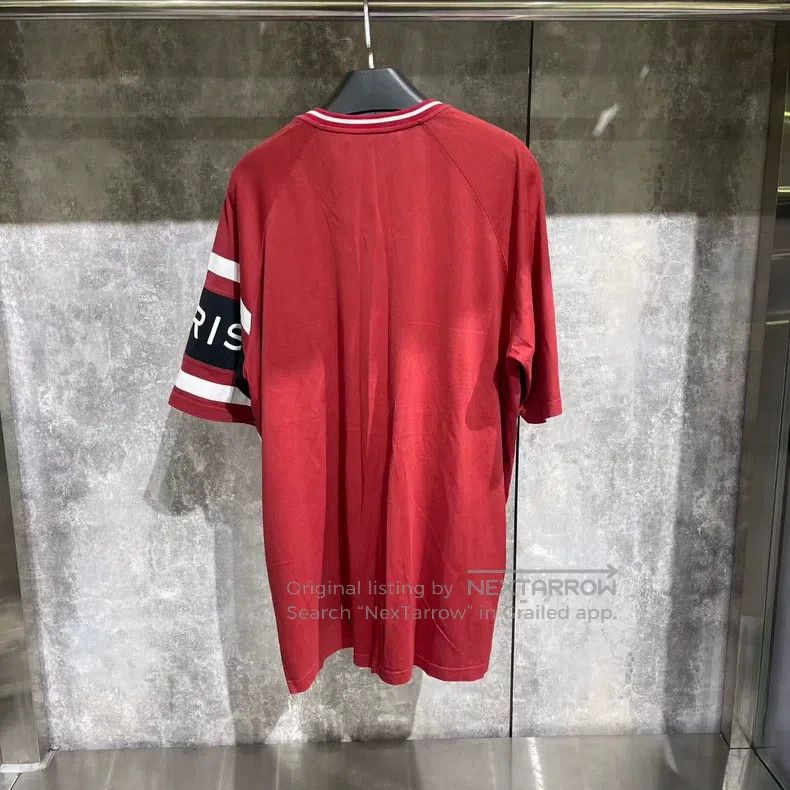 Givenchy Givenchy Black and red embroidered logo short-sleeve Size US M / EU 48-50 / 2 - 2 Thumbnail