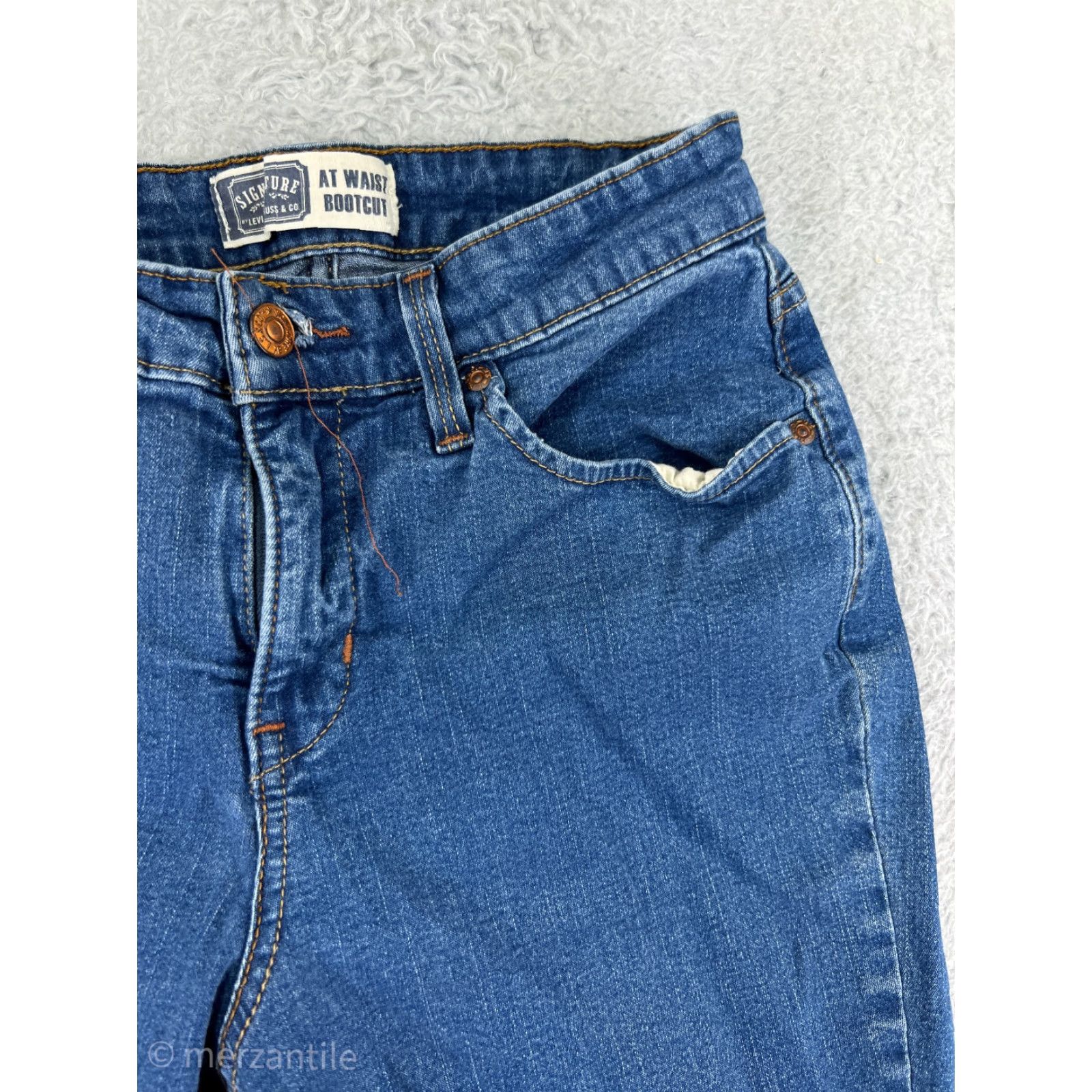 Levi's Levi's Jeans Women Adult 30 Blue Denim Bootcut Stretch Modern Womens Size 30" / US 8 / IT 44 - 7 Thumbnail