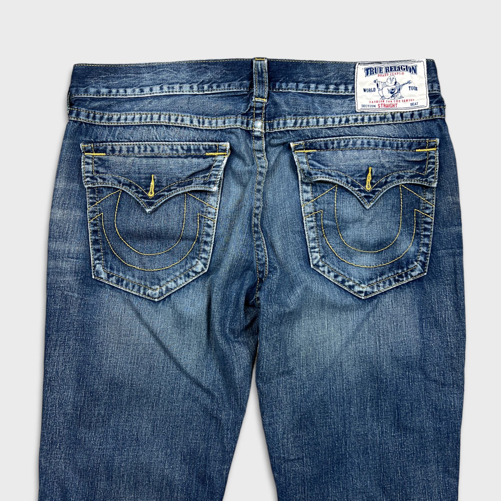 True Religion True Religion Jeans 38x29 World Tour Straight Denim Pants Size US 38 / EU 54 - 6 Thumbnail