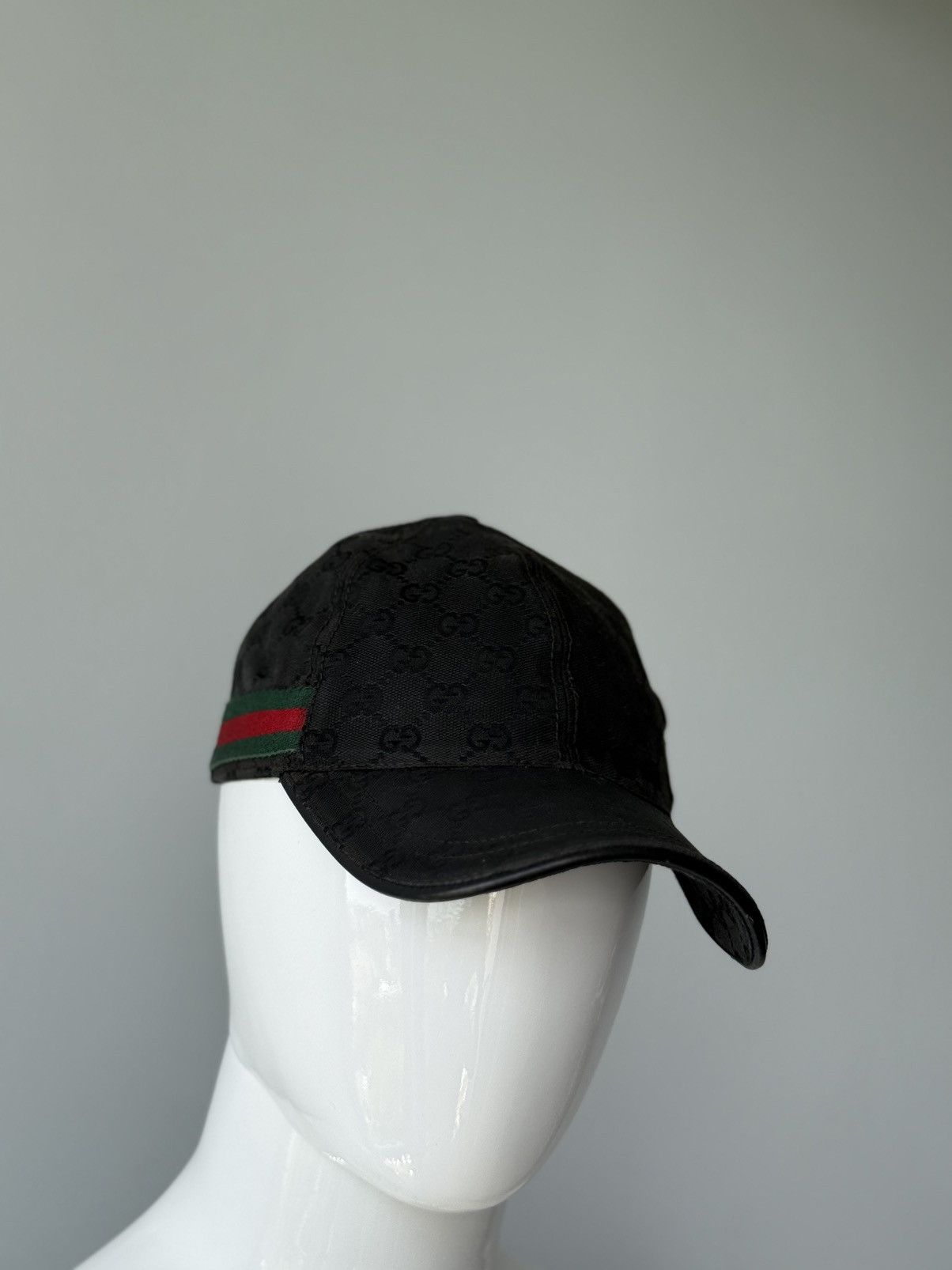 Gucci Gucci Monogram Web Stripe Baseball Cap Size ONE SIZE - 4 Thumbnail
