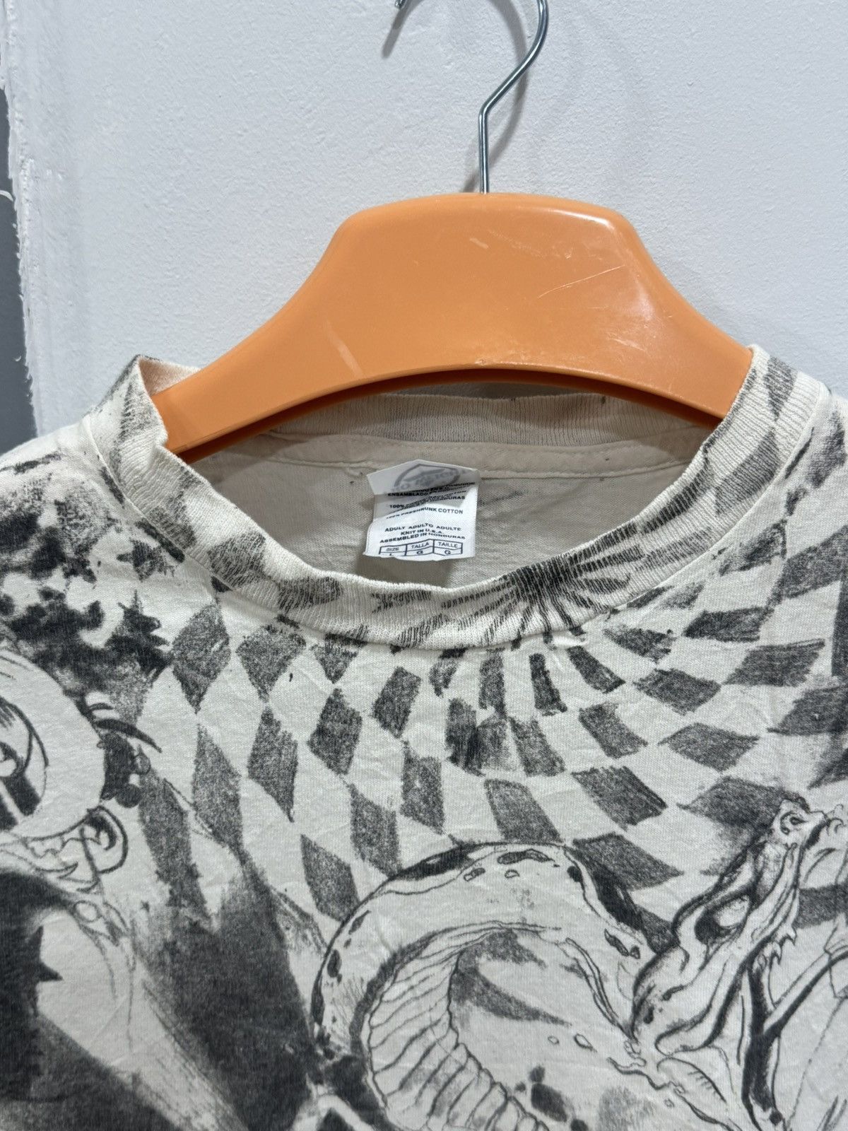 Vintage Skuul - full print tshirt Size US L / EU 52-54 / 3 - 3 Thumbnail
