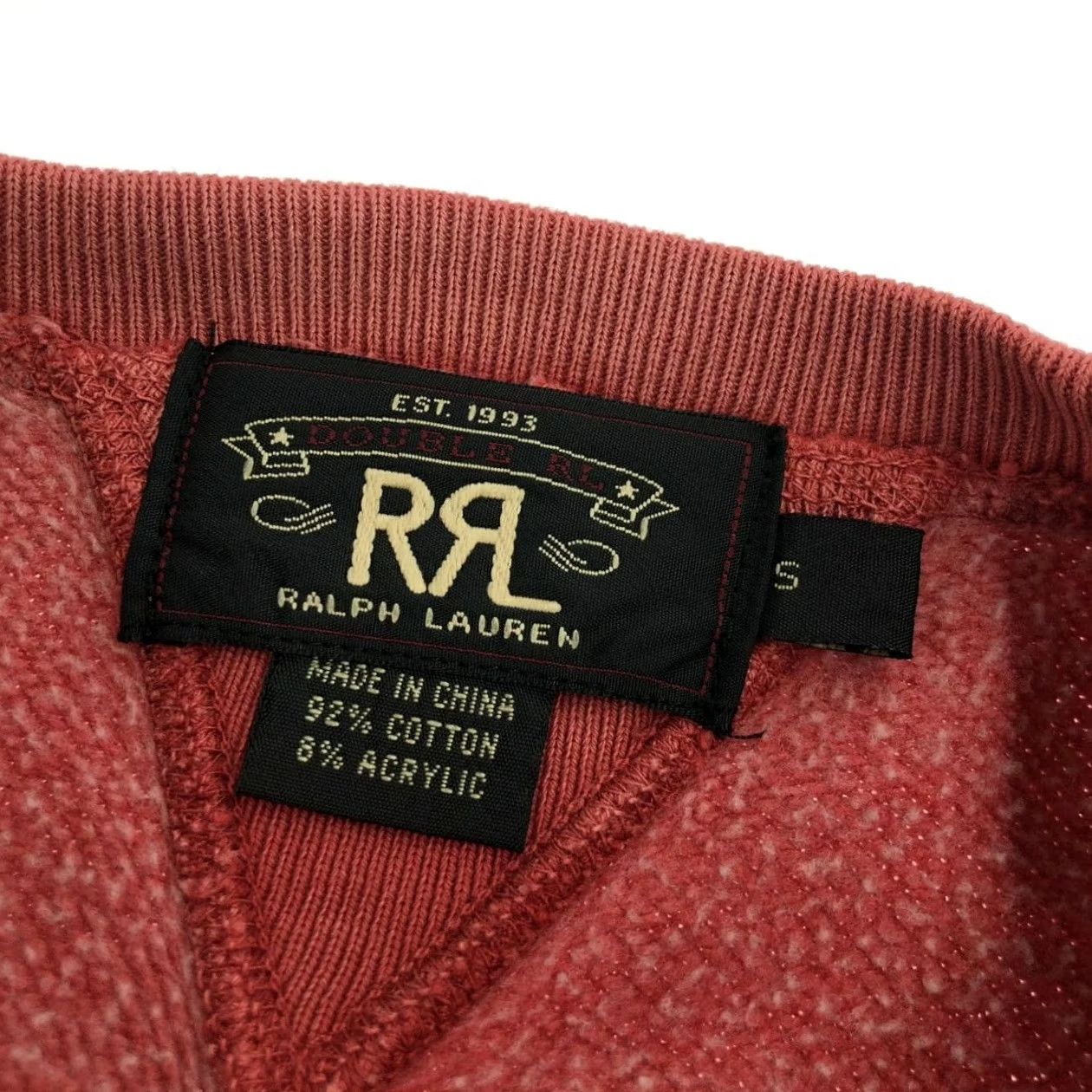 Ralph Lauren RRL Ralph Lauren Sweatshirt Size S Red RAMBLERS Logo V Gazette Men's Pre-owned Size US S / EU 44-46 / 1 - 3 Thumbnail