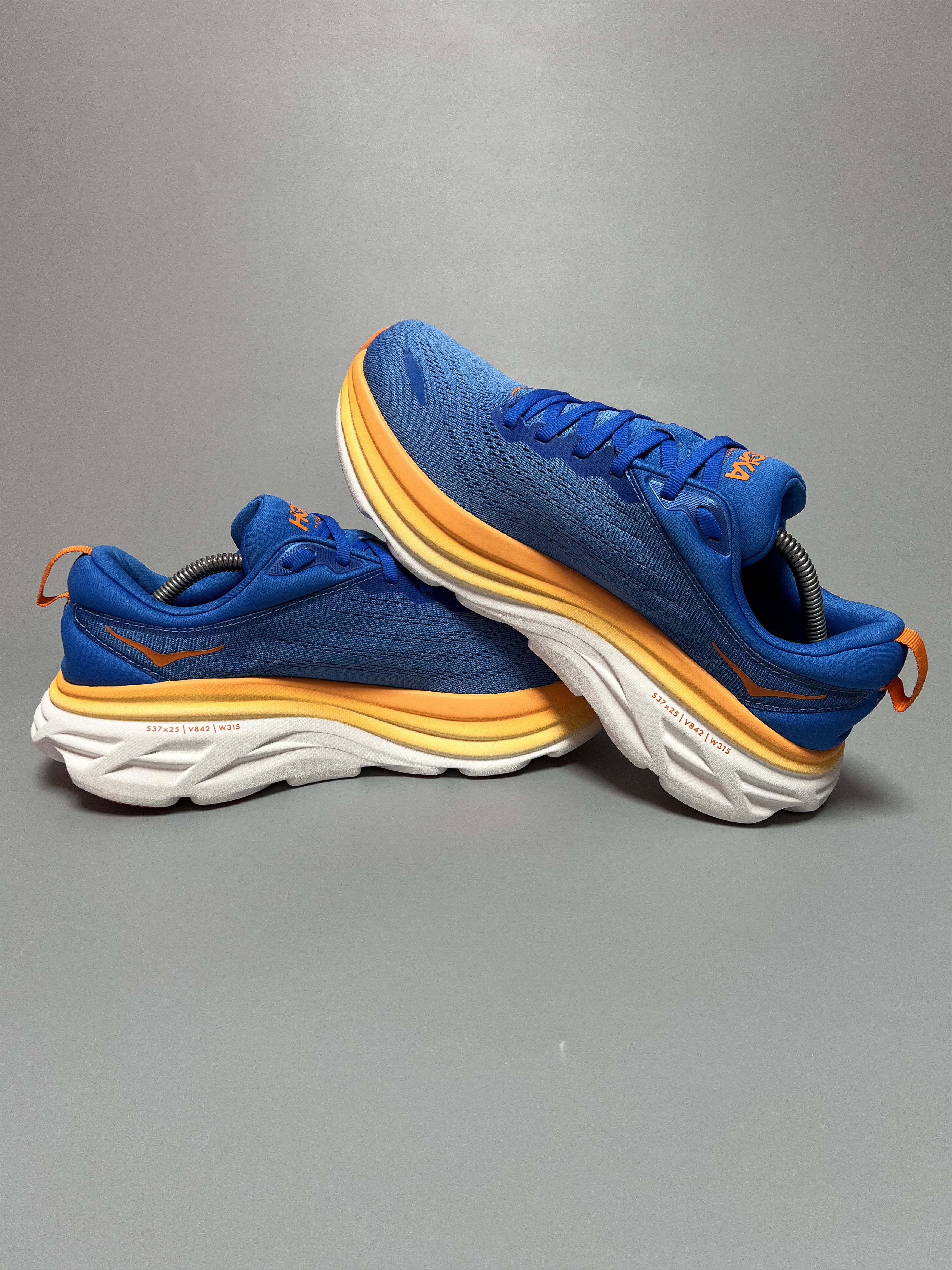 Hoka 9.5D Hoka One One Bondi 8 Men's Running Shoes Gym Walking Size US 9.5 / EU 42-43 - 5 Thumbnail