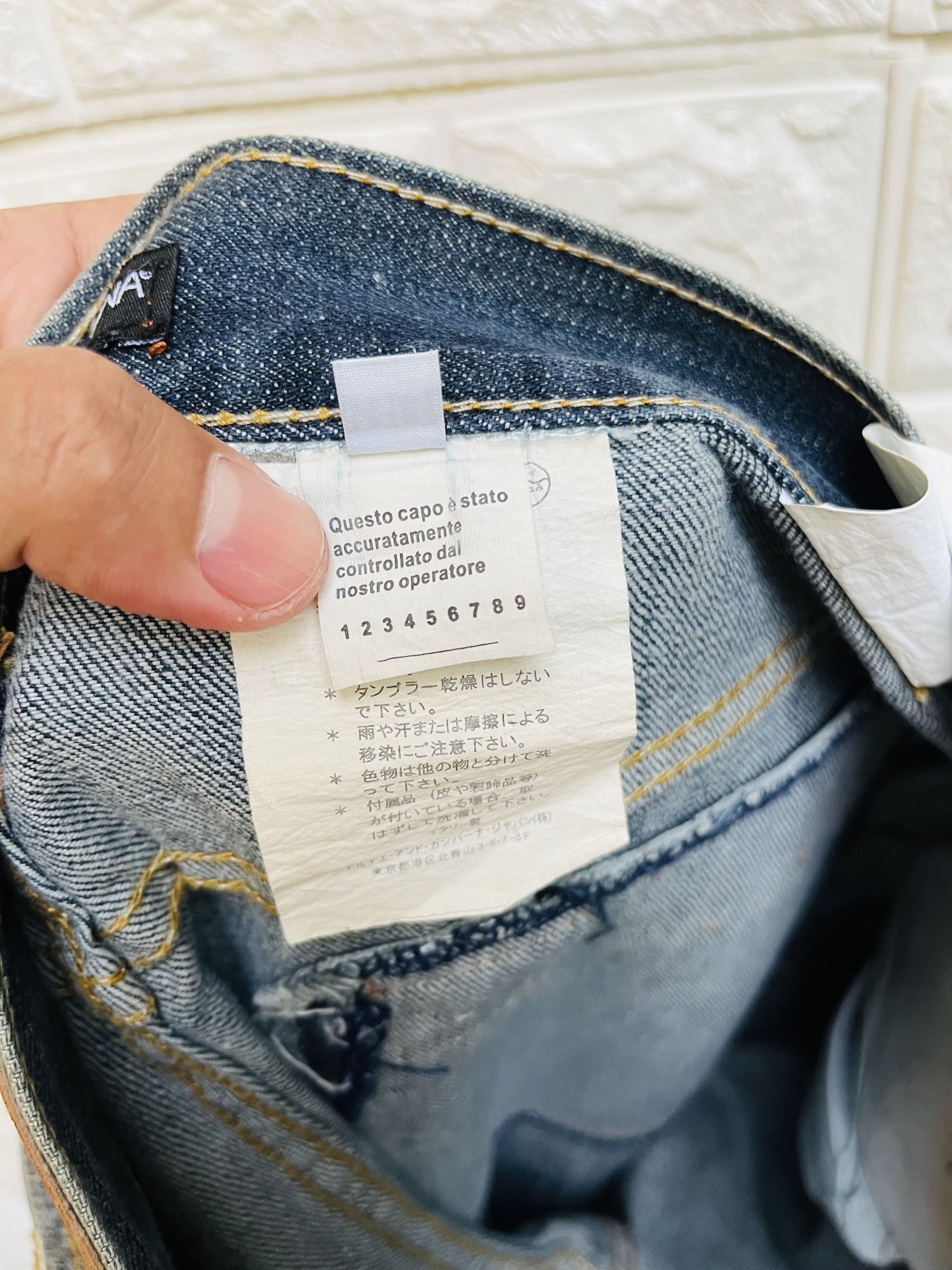Dolce & Gabbana Vintage Dolce & Gabbana Distressed Designer Fashion Style Size US 35 - 13 Thumbnail