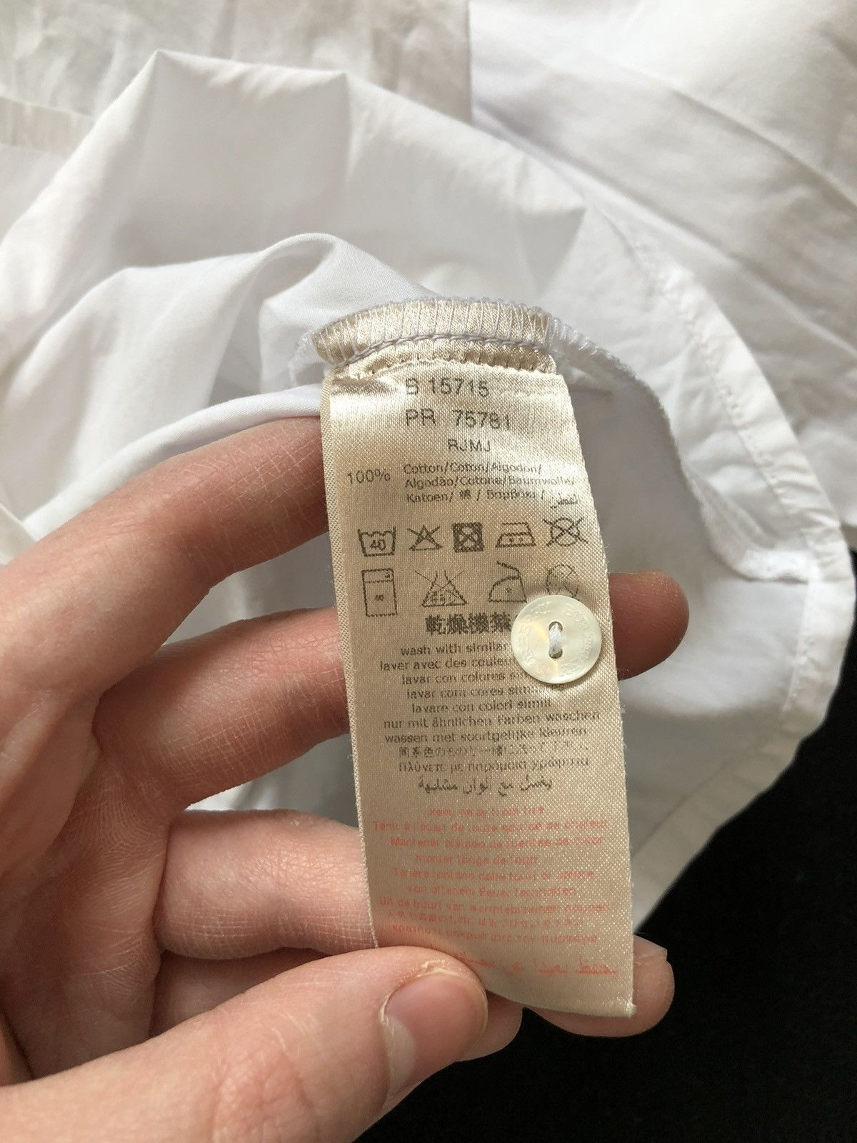 Burberry Shirt Burberry small logo white Size US XS / EU 42 / 0 - 5 Thumbnail