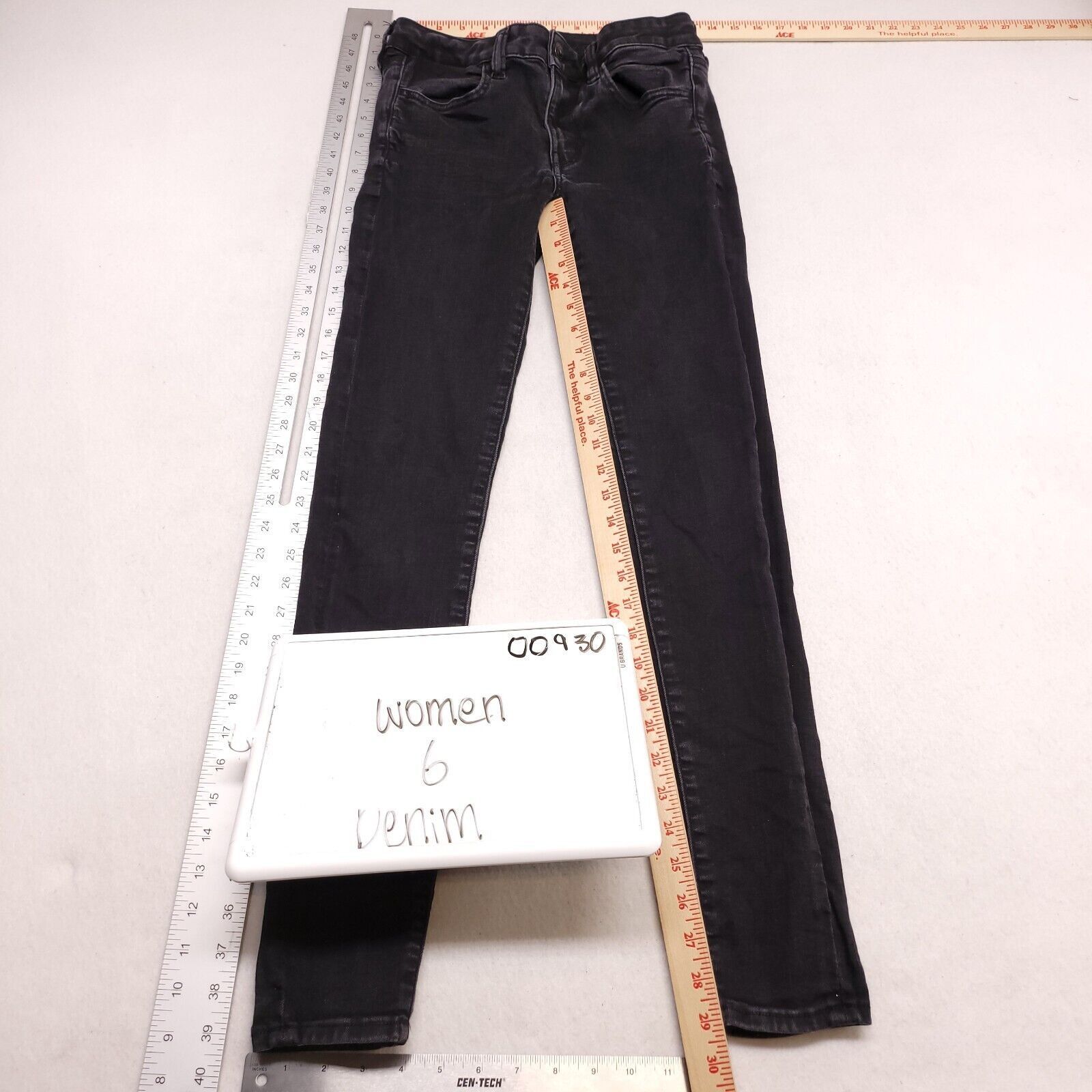 American Eagle Outfitters American Eagle Casual Dark Wash Jeans Womens Size 6 Black Size 28" / US 6 / IT 42 - 4 Thumbnail