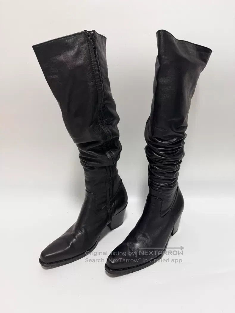 Junya Watanabe Junya Watanabe Black Tall Boots Size US 6.5 / IT 36.5 - 2 Thumbnail