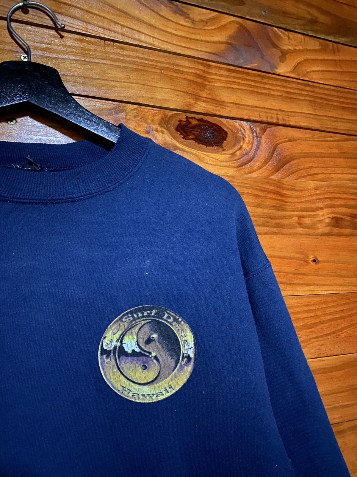 Vintage Vintage T&C Surf Designs Hawaii Sweatshirt – 1990s Navy Blue Size US M / EU 48-50 / 2 - 6 Thumbnail