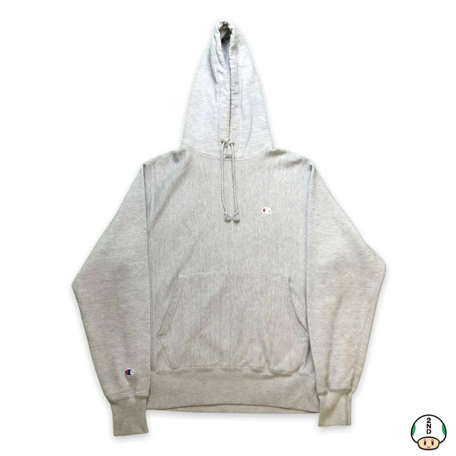 Champion × Vintage Champion Reverse Weave Hoodie Small C Logo Hooded Pullover Size US S / EU 44-46 / 1 - 1 Thumbnail