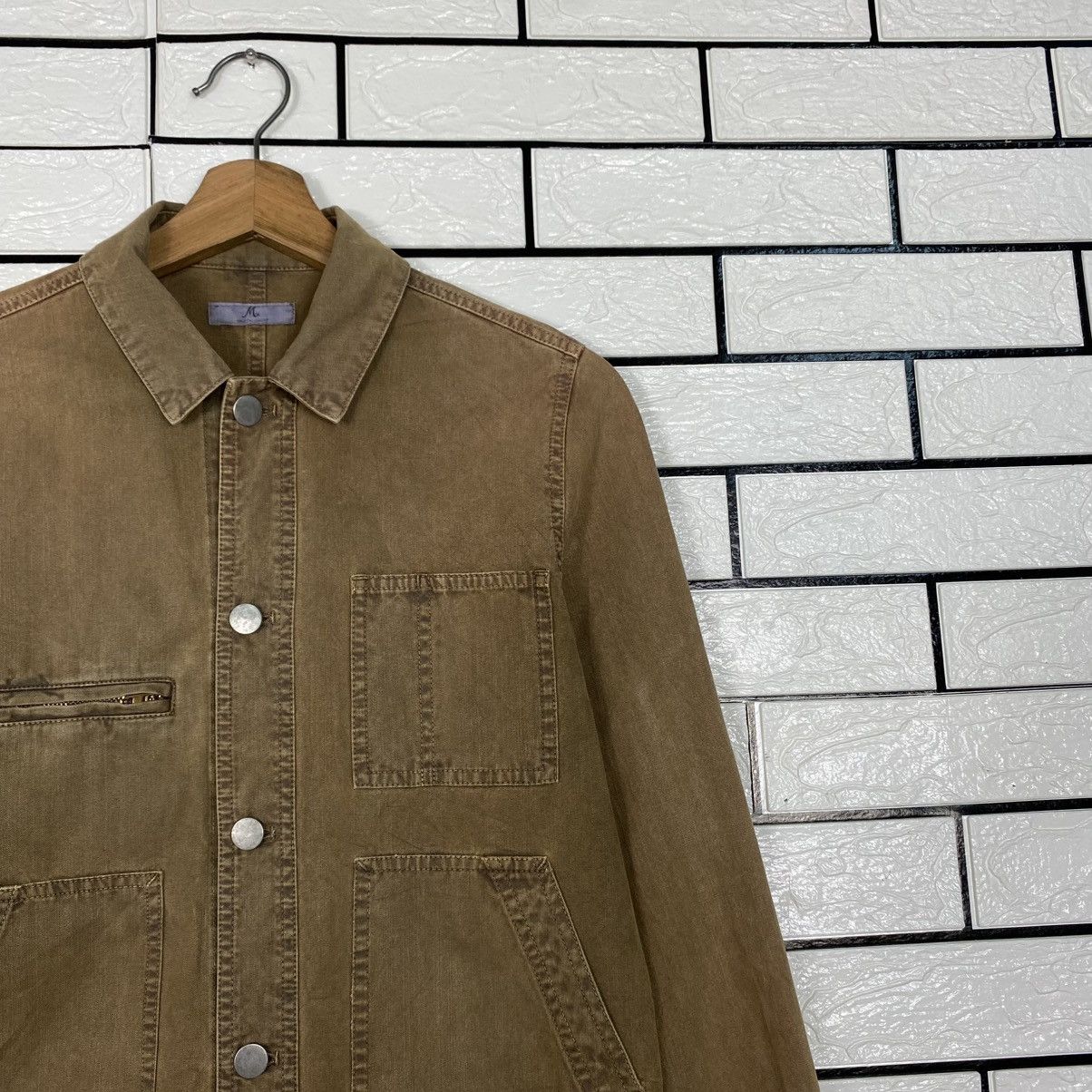 Japanese Brand 📌Vintage Hickory Chore Jacket Majestic Lagon Issey Miyake Size US M / EU 48-50 / 2 - 7 Thumbnail