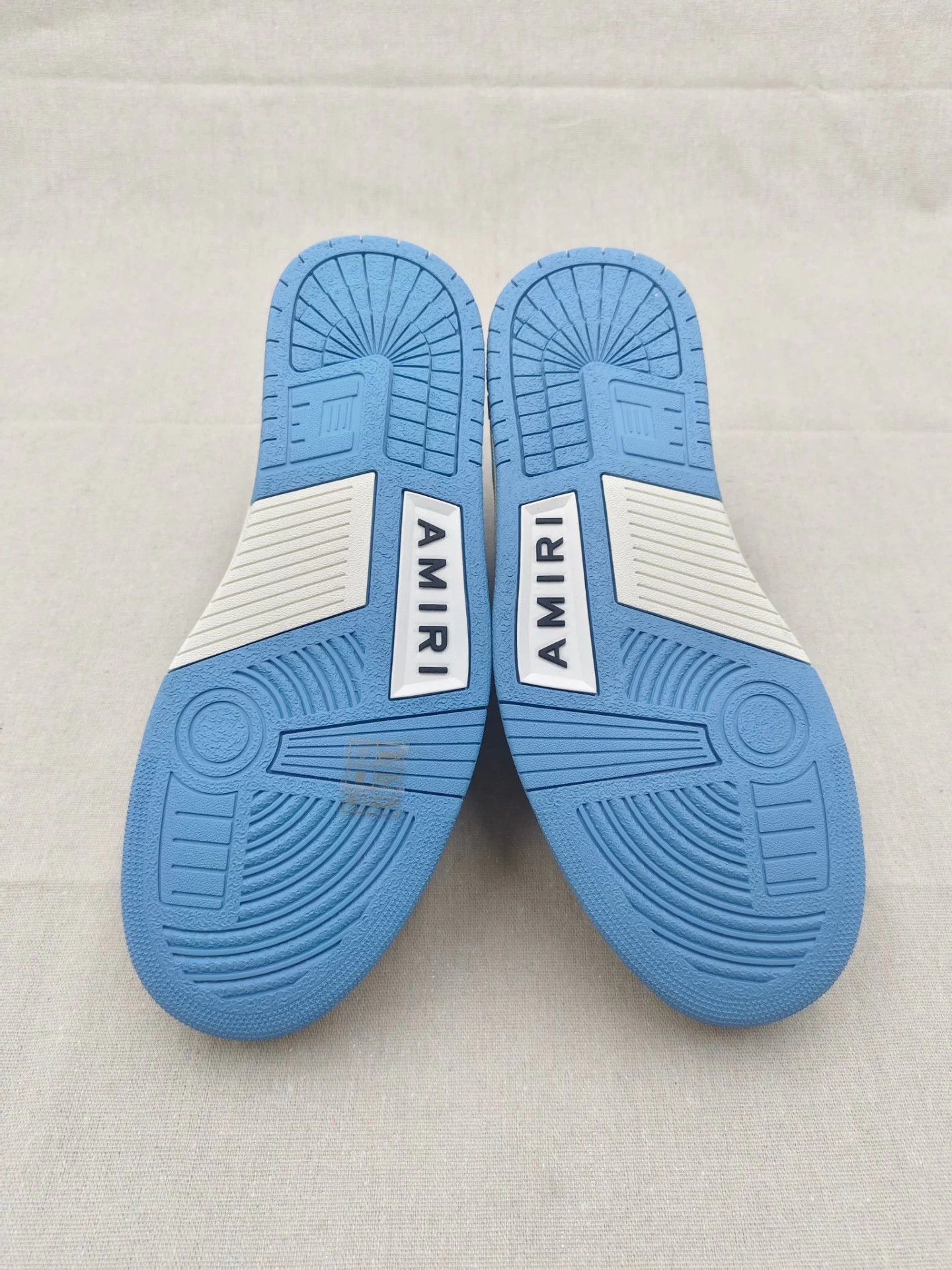 Amiri Amiri Bone Leather Low Top Skate Shoe Light Blue Camo 41 Size US 7.5 / EU 40-41 - 5 Thumbnail
