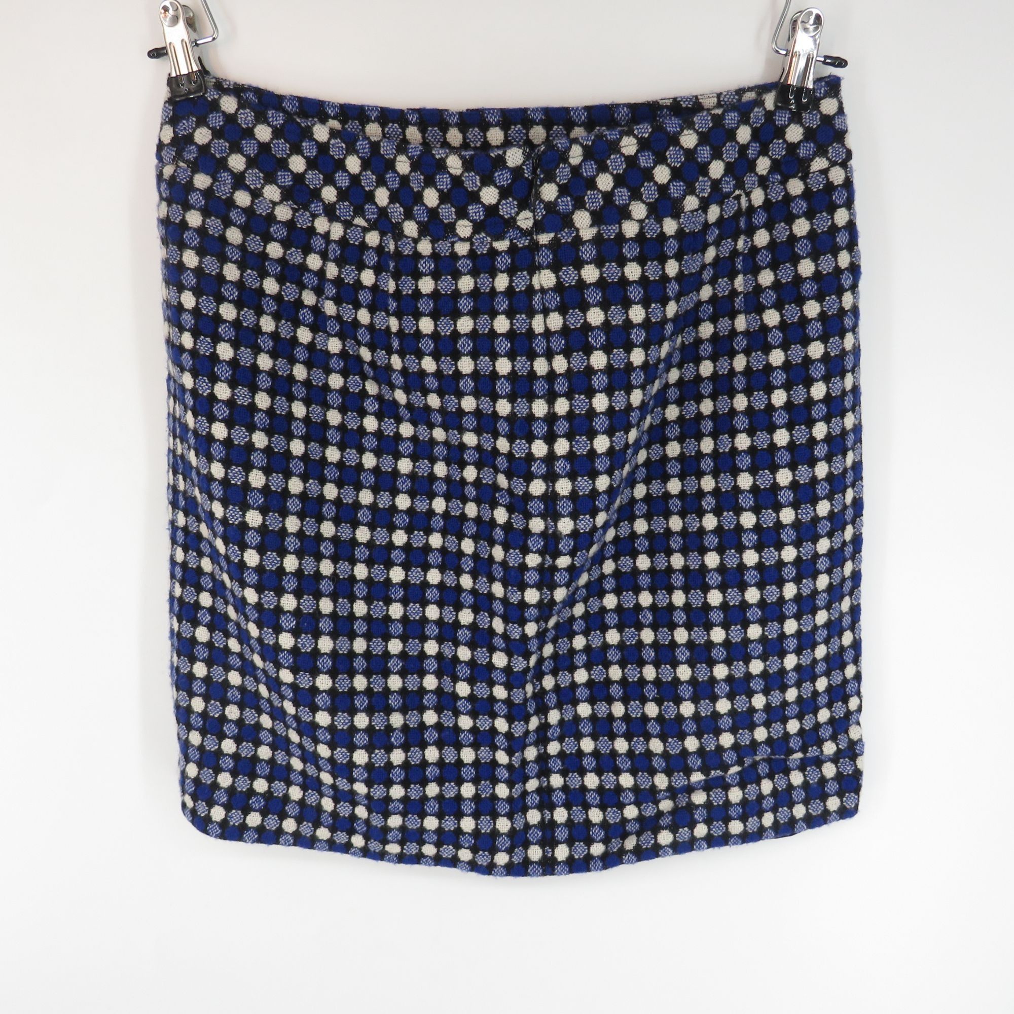 Talbots Talbots Petites 10P Blue White Black Skirt Size 32" / US 10 / IT 46 - 4 Thumbnail