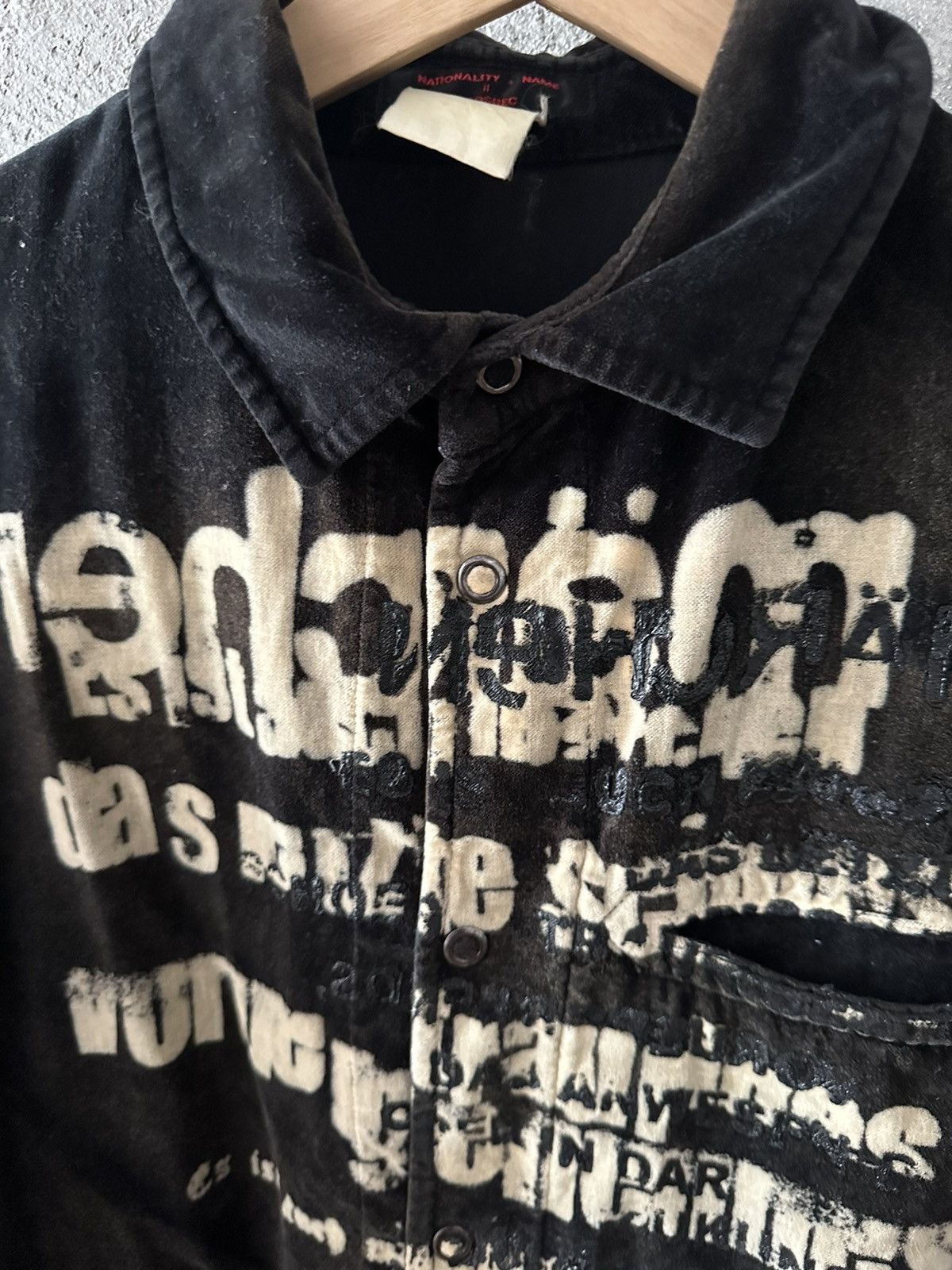 20471120 1990s Nationality + Name = Poem Harajuku Archive Size US L / EU 52-54 / 3 - 9 Thumbnail