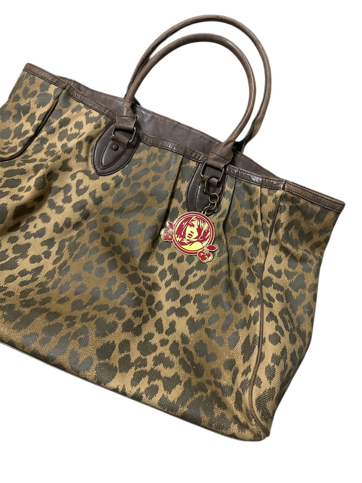 Hysteric Glamour 1990 Hysteric Glamour leopard print tote bag. Size ONE SIZE - 2 Thumbnail
