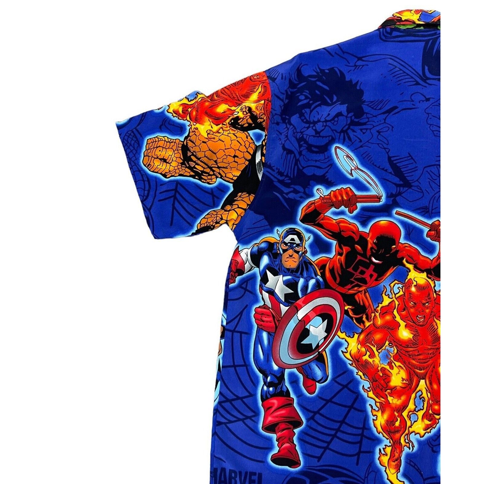 Marvel Comics Vintage 2001 Marvel Comics button down Shirt L Size US L / EU 52-54 / 3 - 8 Thumbnail