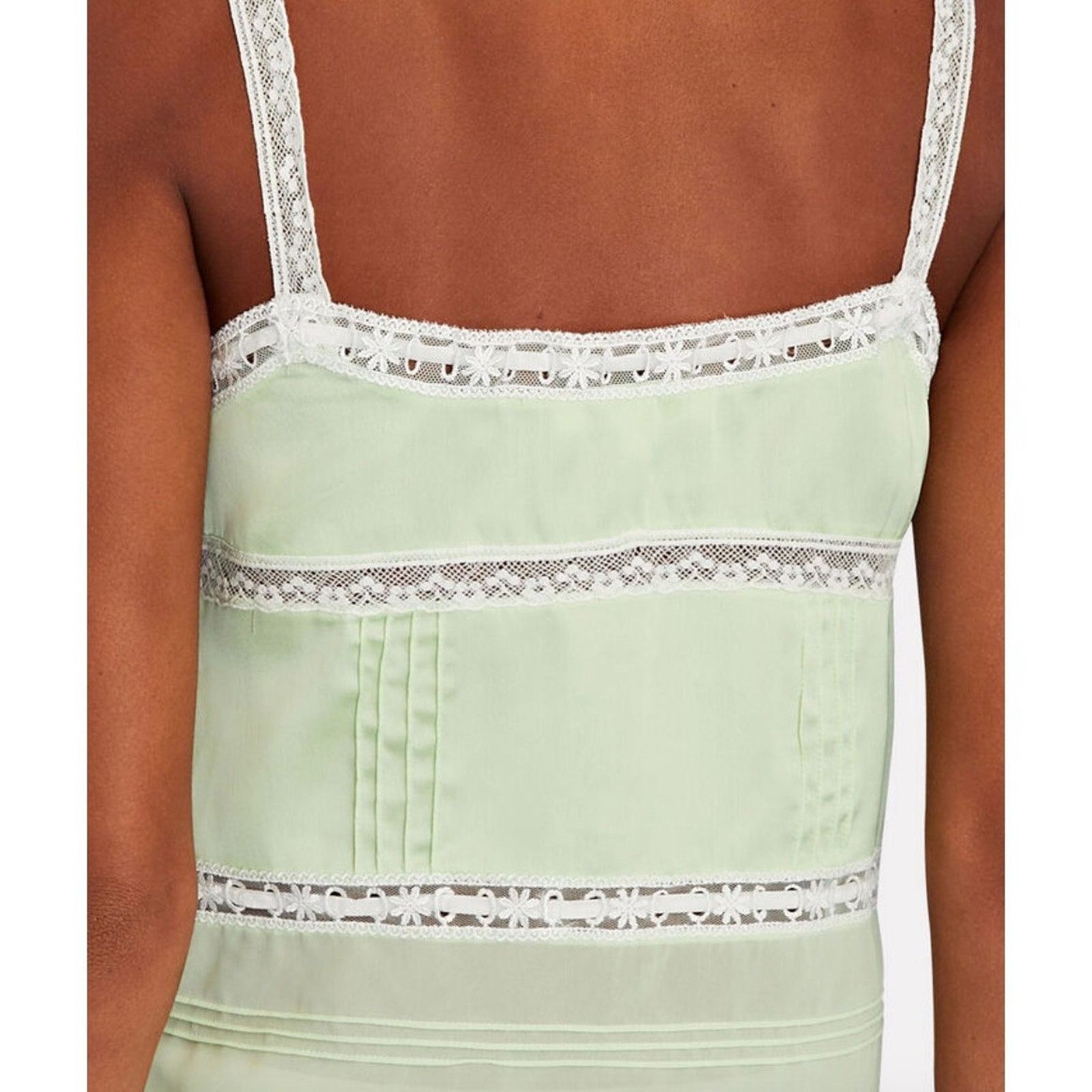 LoveShackFancy LoveShackFancy Sunny Lace Trimmed Pintucked Camisole Size XL / US 12-14 / IT 48-50 - 4 Thumbnail