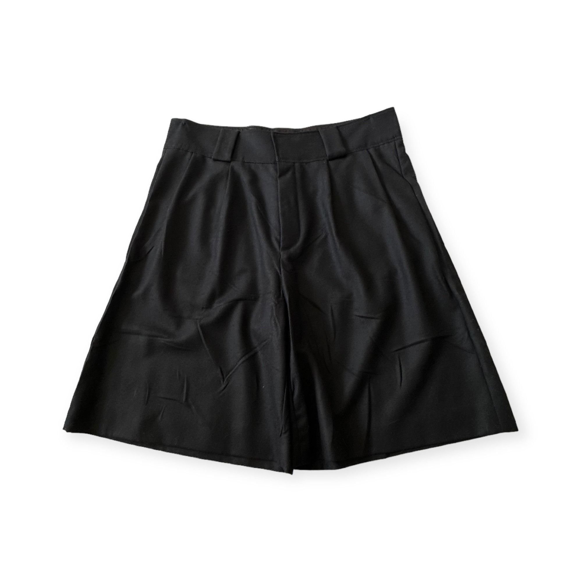 Miu Miu Miu Miu FW2006 Black Wool Culottes Skirt Shorts IT46 Runway Size 32" / US 10 / IT 46 - 4 Thumbnail