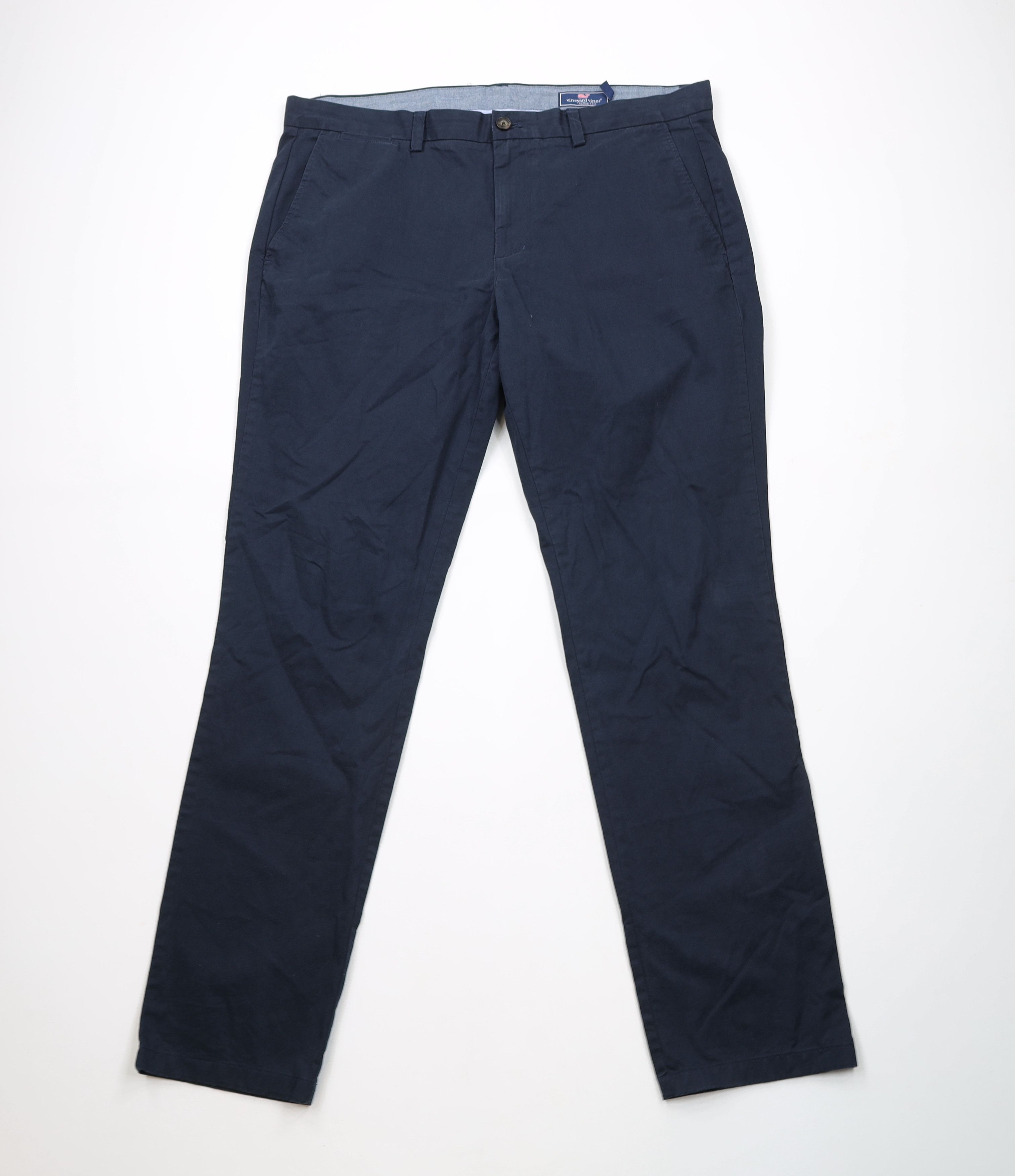 Vineyard Vines × Vintage Vineyard Vines Straight Leg Breaker Chino Chinos Pants Blue Size US 38 / EU 54 - 1 Thumbnail