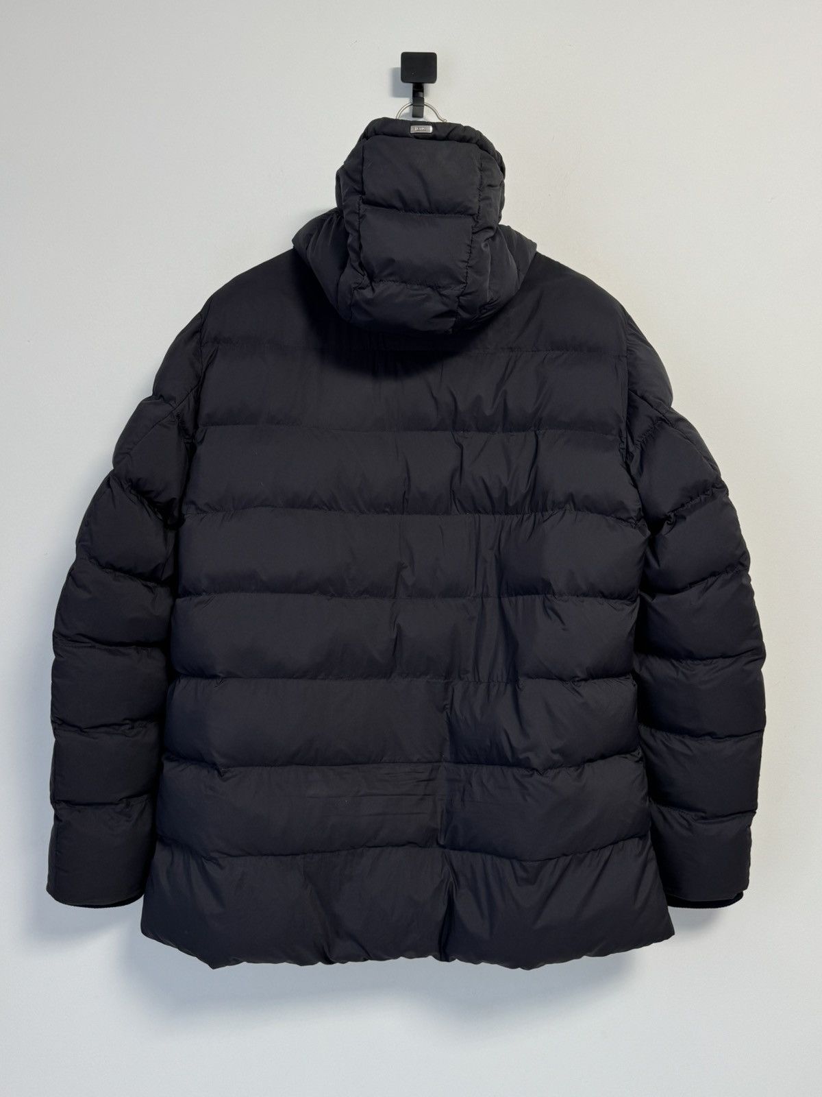 Herno Herno Black Down Puffer Jacket Hooded Nylon Coat Men’s 54 Size US XL / EU 56 / 4 - 18 Thumbnail