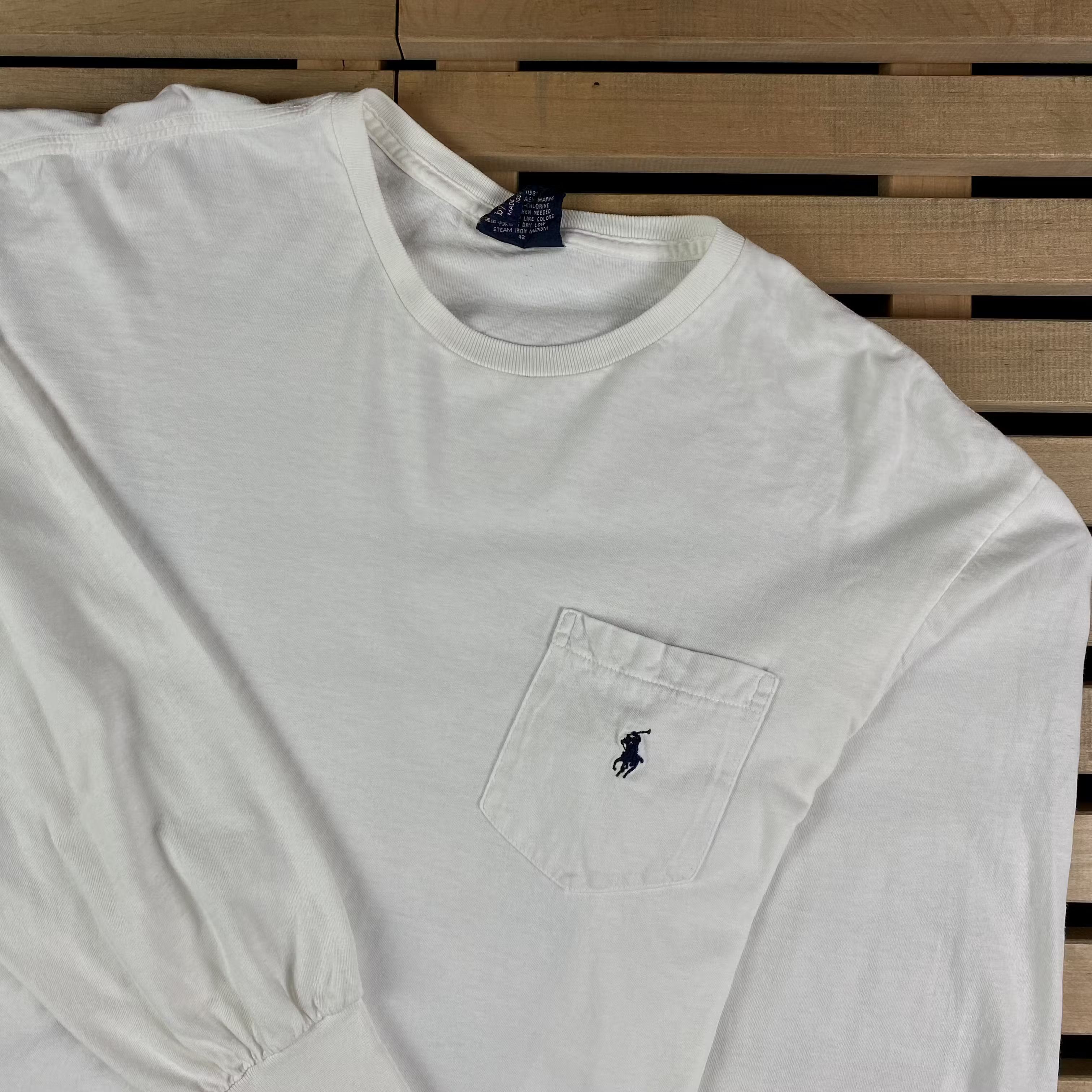 Polo Ralph Lauren × Ralph Lauren × Vintage Mens Long Sleeve Polo by Ralph Lauren Vintage Size M Size US M / EU 48-50 / 2 - 2 Thumbnail