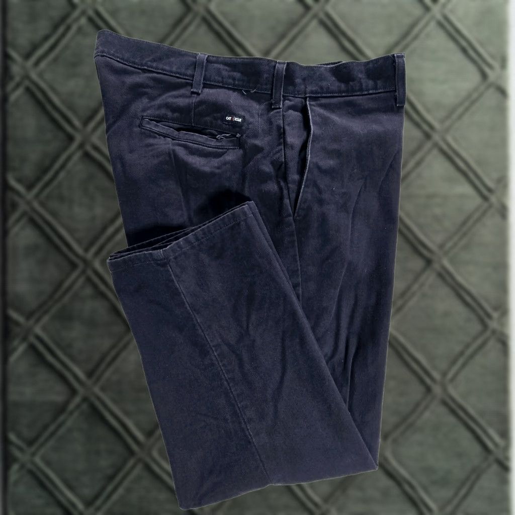 Vintage Tyndale FR Pants Mens Chino Straight Navy Blue Size 42 Regular Flame-Resistant Workwear Casual Business Formal Size US 42 / EU 58 - 1 Thumbnail