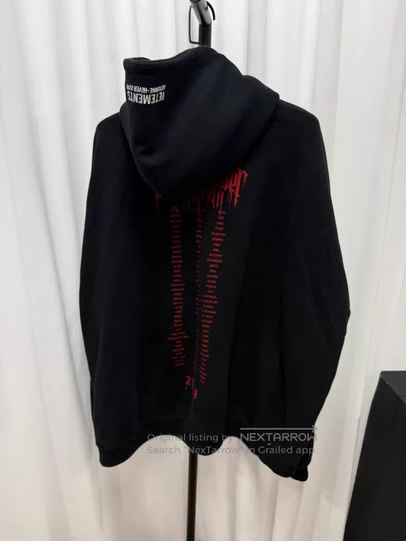 Vetements VETEMENTS Blood Droplet Hoodie Size US S / EU 44-46 / 1 - 5 Thumbnail