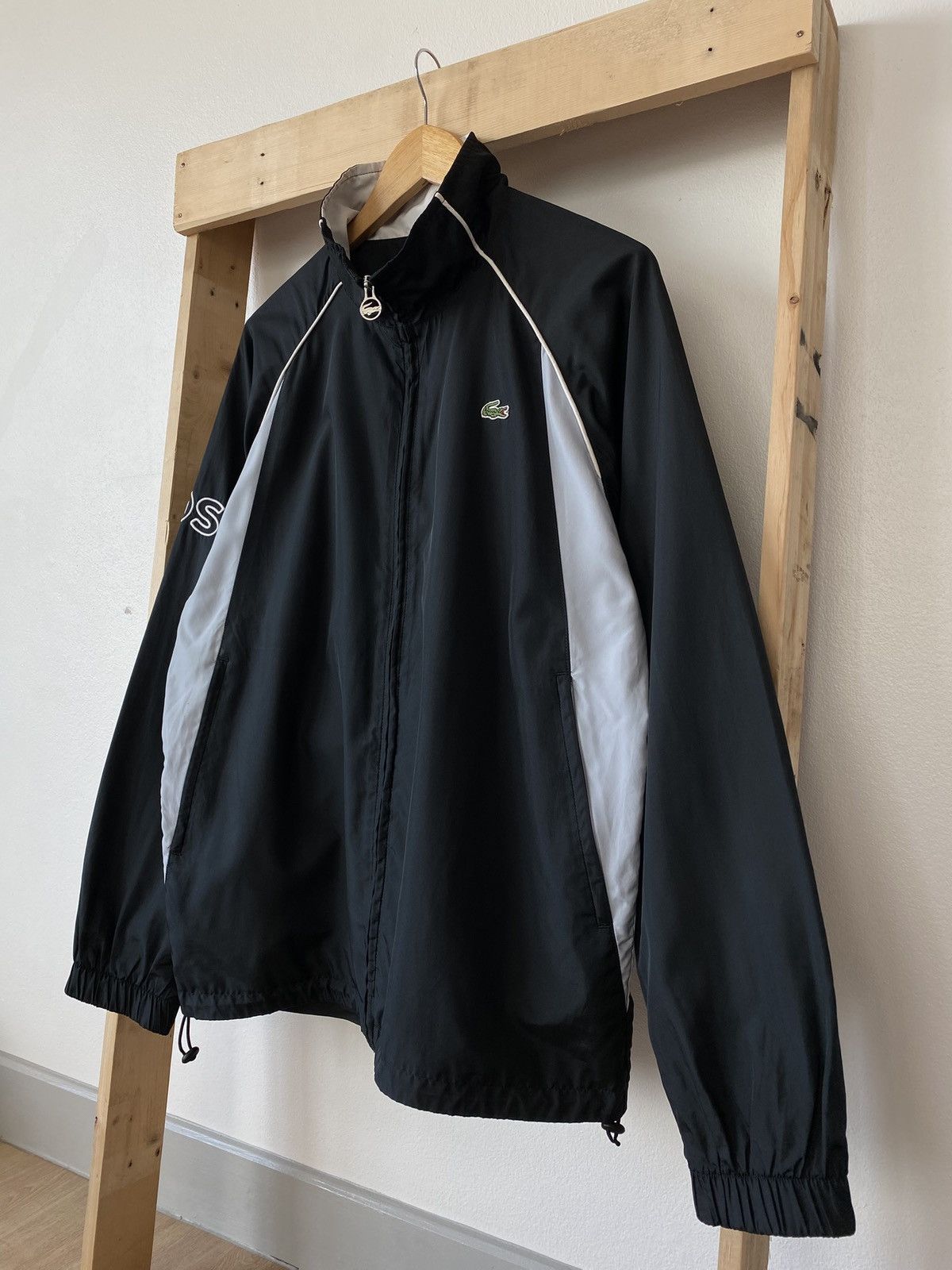 Lacoste Vintage Black Lacoste Windbreaker Jacket Size US M / EU 48-50 / 2 - 3 Thumbnail