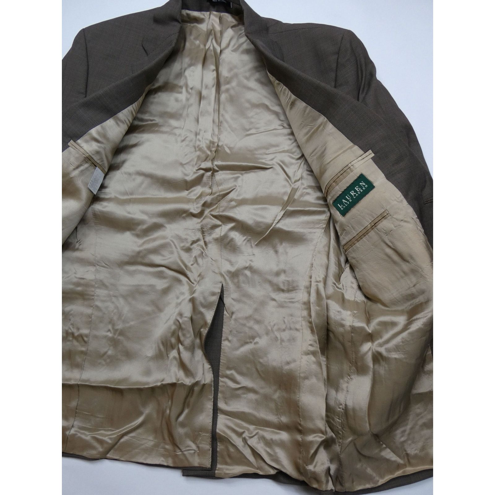 Lauren Ralph Lauren LAUREN RALPH LAUREN sport coat, 44L, 100% wool, light brown Size 44L - 3 Thumbnail