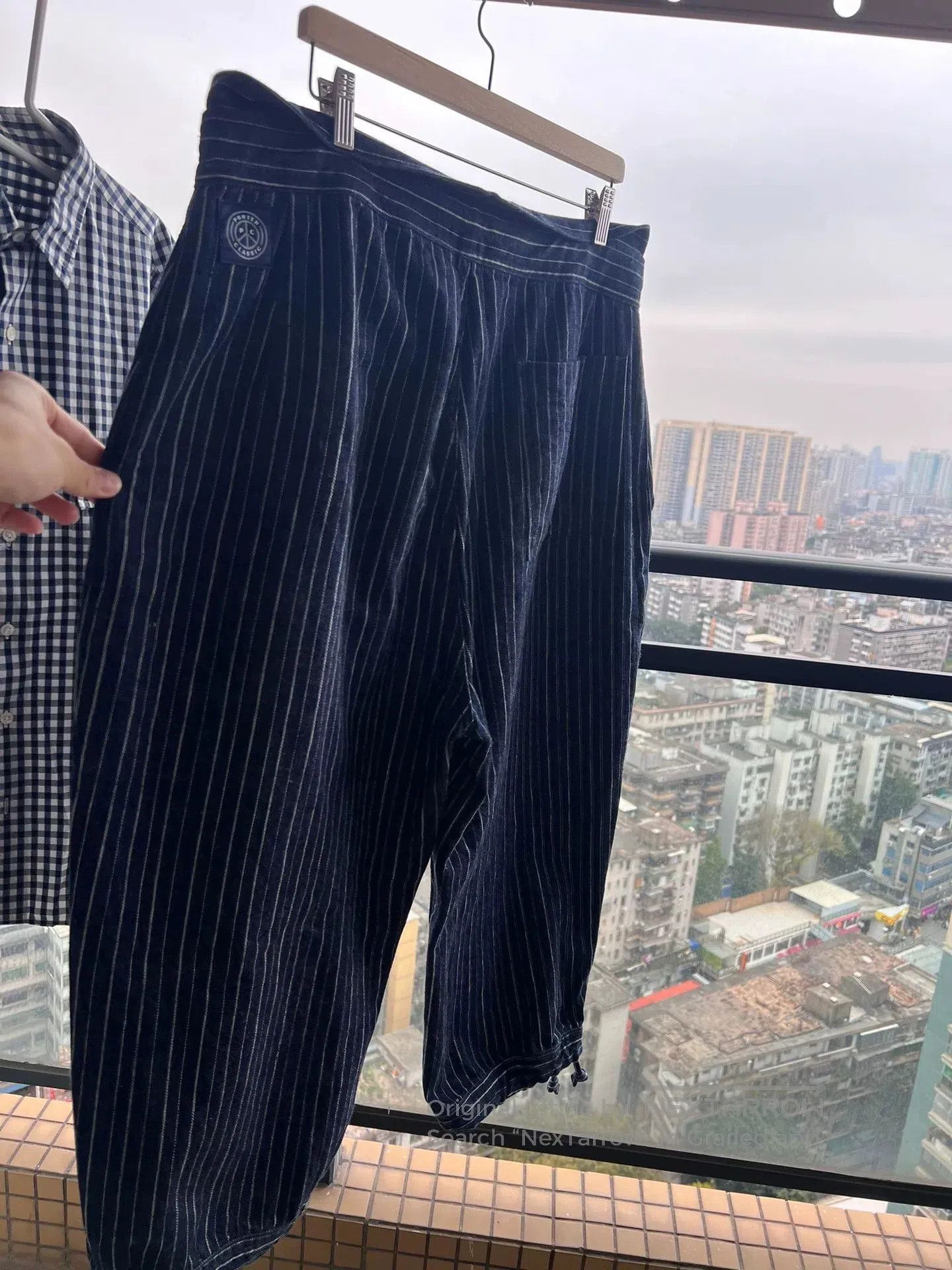 Porter Classic Wide Denim Pants.