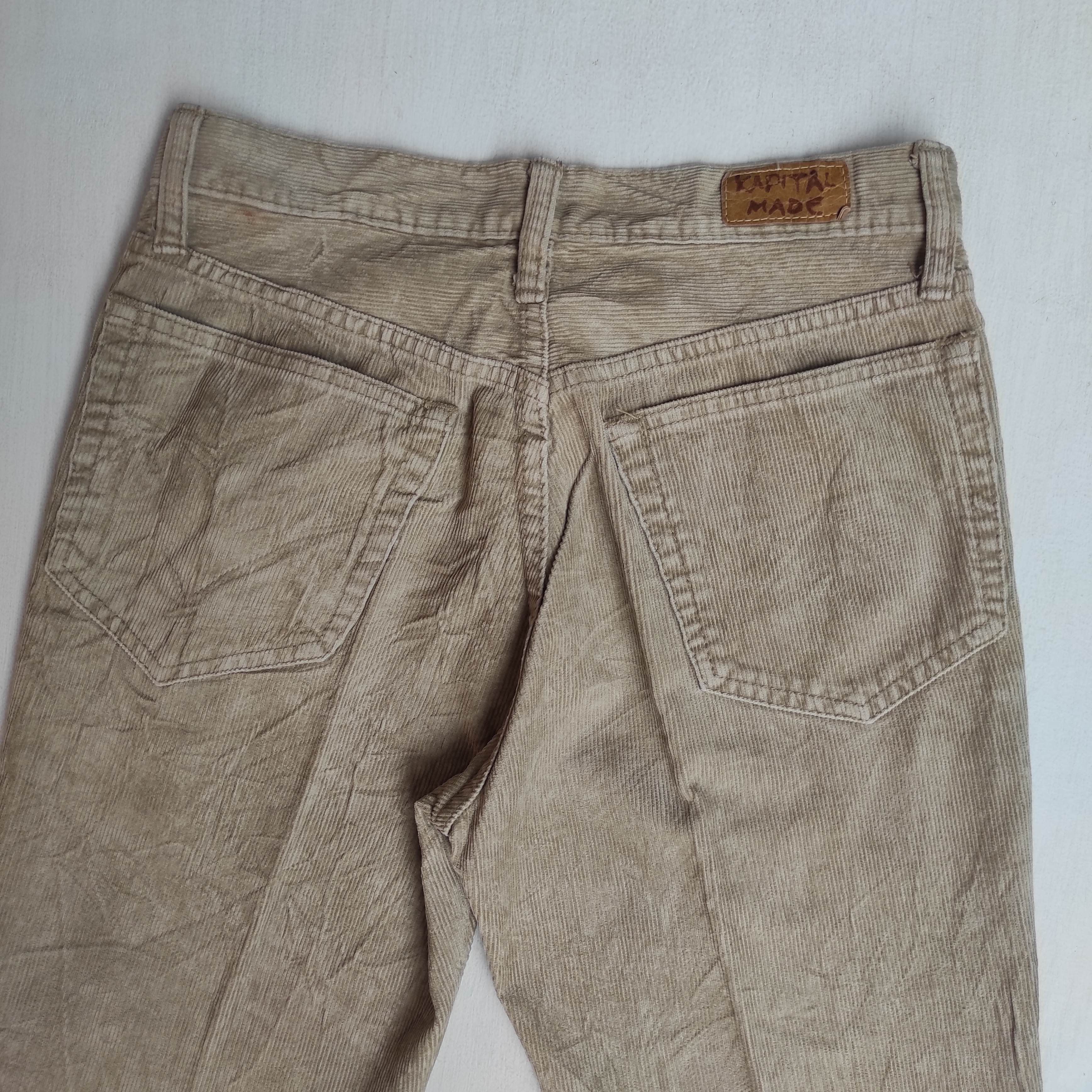 Japanese Brand Kapital Made Corduroy Flare Pants Size US 28 / EU 44 - 4 Thumbnail