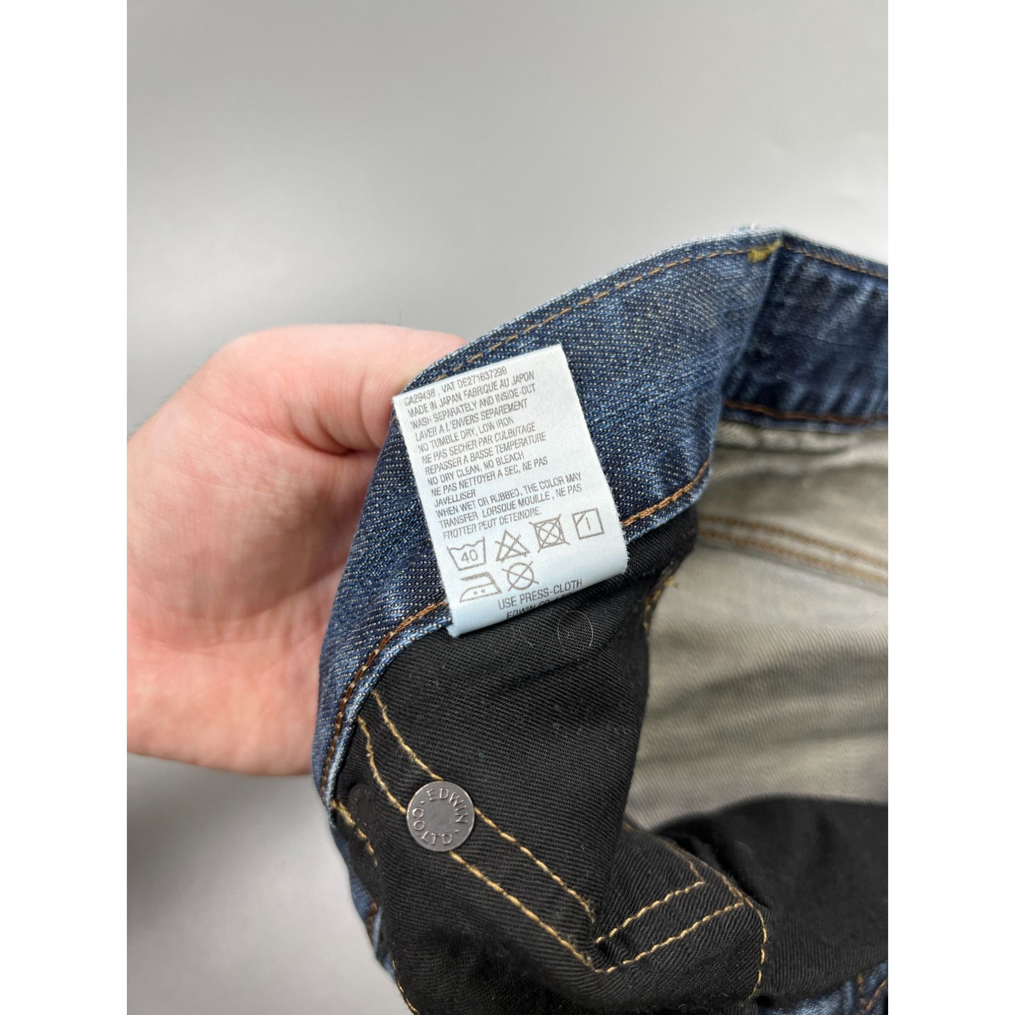 Edwin Edwin ES505S Made in Japan Selvedge Denim Jeans (Y0931) Size US 32 / EU 48 - 9 Thumbnail