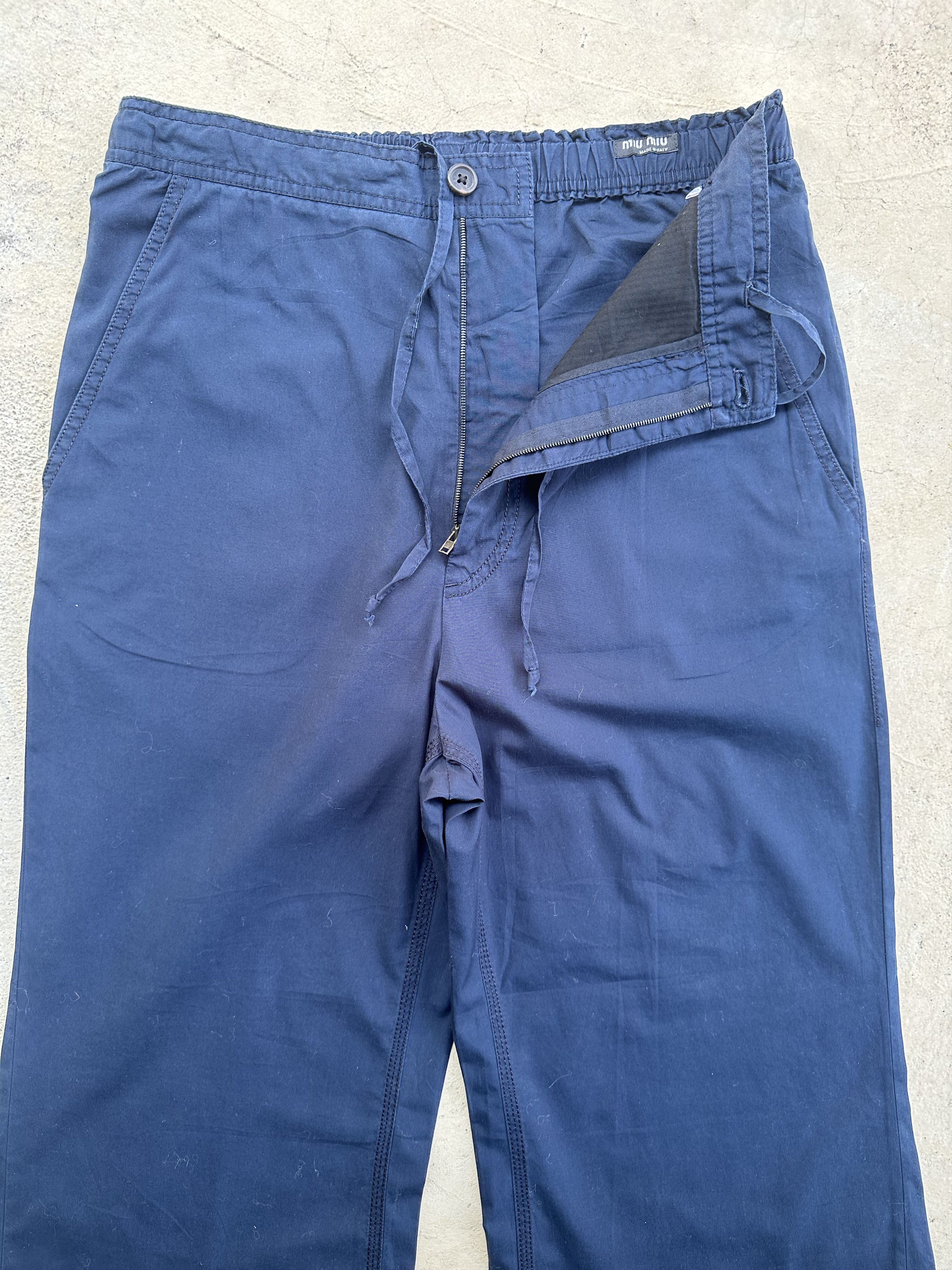 Miu Miu Miu Miu Baggy Wide Legs Trousers Pants Size US 30 / EU 46 - 4 Thumbnail