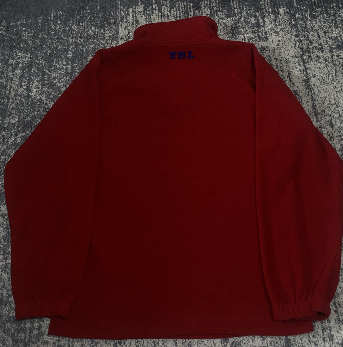 Vintage Ultra rare vintage ysl equipe half zip fleece Size US XL / EU 56 / 4 - 4 Thumbnail