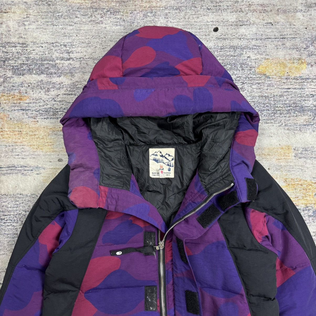 Bape Sample Bape camouflage puffer down jacket Size XS / US 0-2 / IT 36-38 - 10 Thumbnail