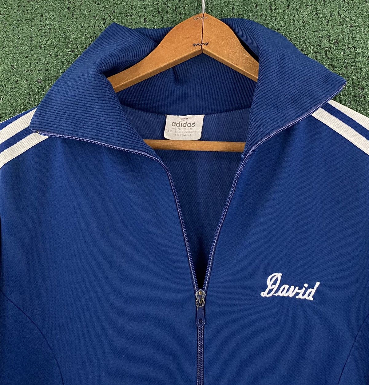 Adidas VTG 70’s Adidas Three Stripe Navy Track Jacket Men’s Small Size US S / EU 44-46 / 1 - 3 Thumbnail