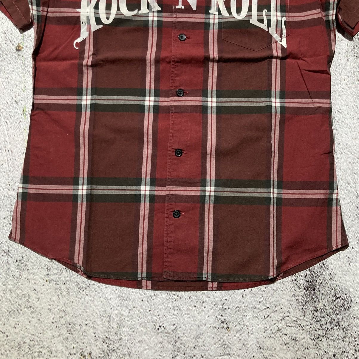 PPFM 2000s PPFM “Live Tour Rock n Roll” Flanel Plaid Shirt Punk Size US M / EU 48-50 / 2 - 8 Thumbnail