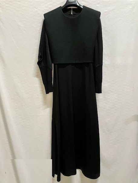 Jil Sander o1loc1c1124 Dress in Black Size S / US 4 / IT 40 - 1 Preview
